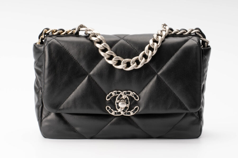 Chanel 19 Medium Black Lambskin - Luxury Shopping