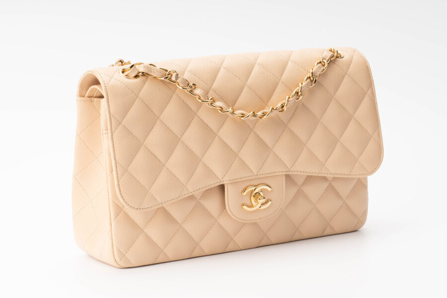 Chanel Jumbo Classic Flap Bag Beige Clair Luxury Shopping
