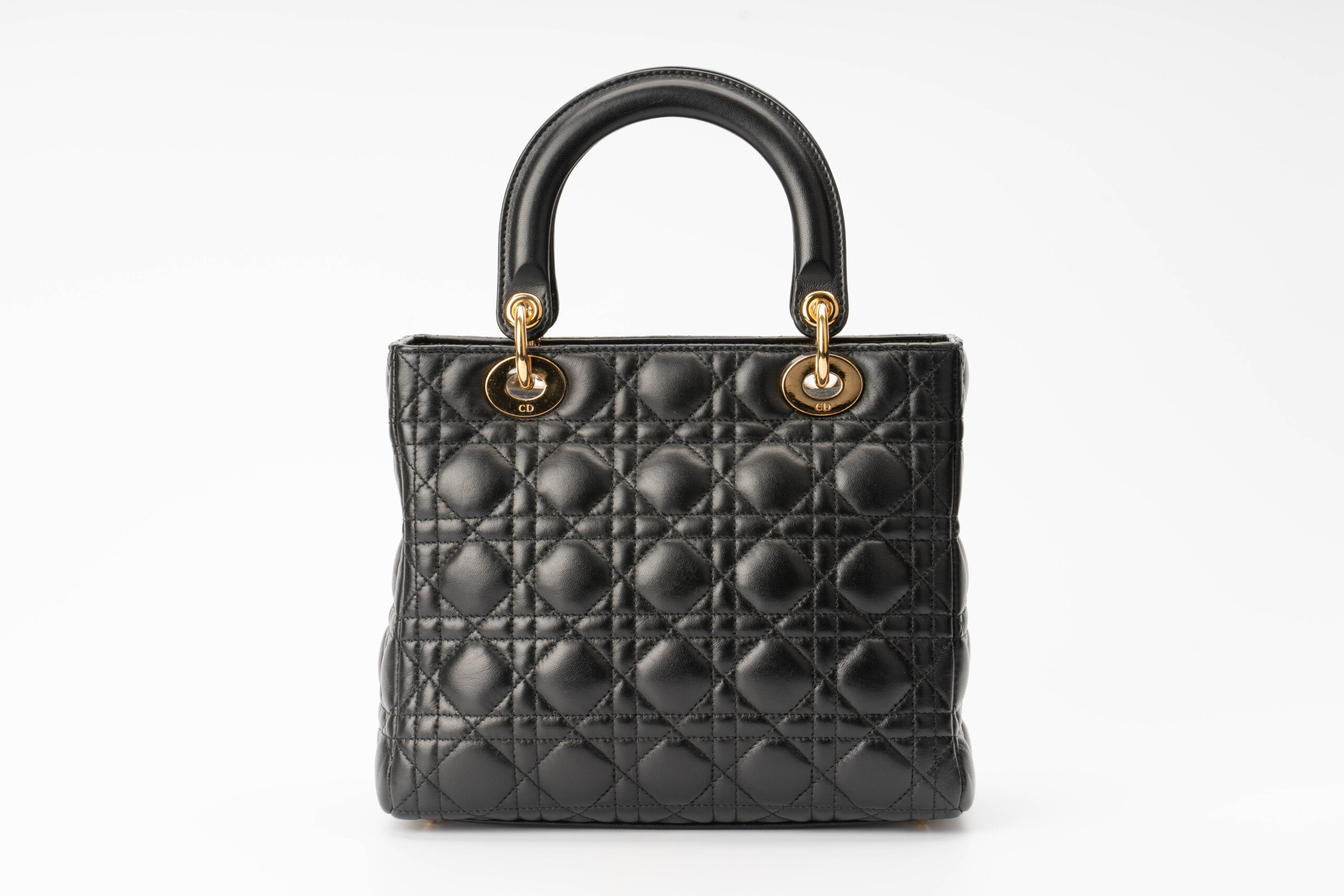 Lady dior best sale medium black