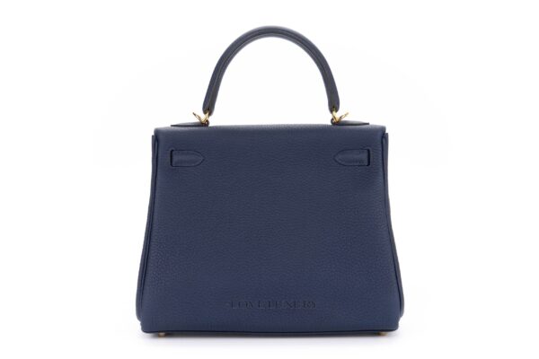 Hermès Kelly 25 Togo Bleu Sapphir GHW U stamp Luxury Shopping