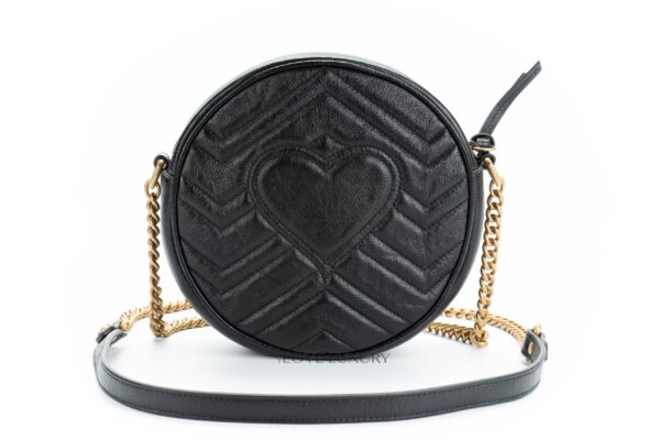 Gucci Marmont Mini Round Shoulder bag Luxury Shopping