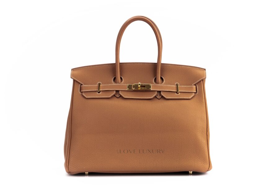 Birkin 35 Togo Etoupe GHW