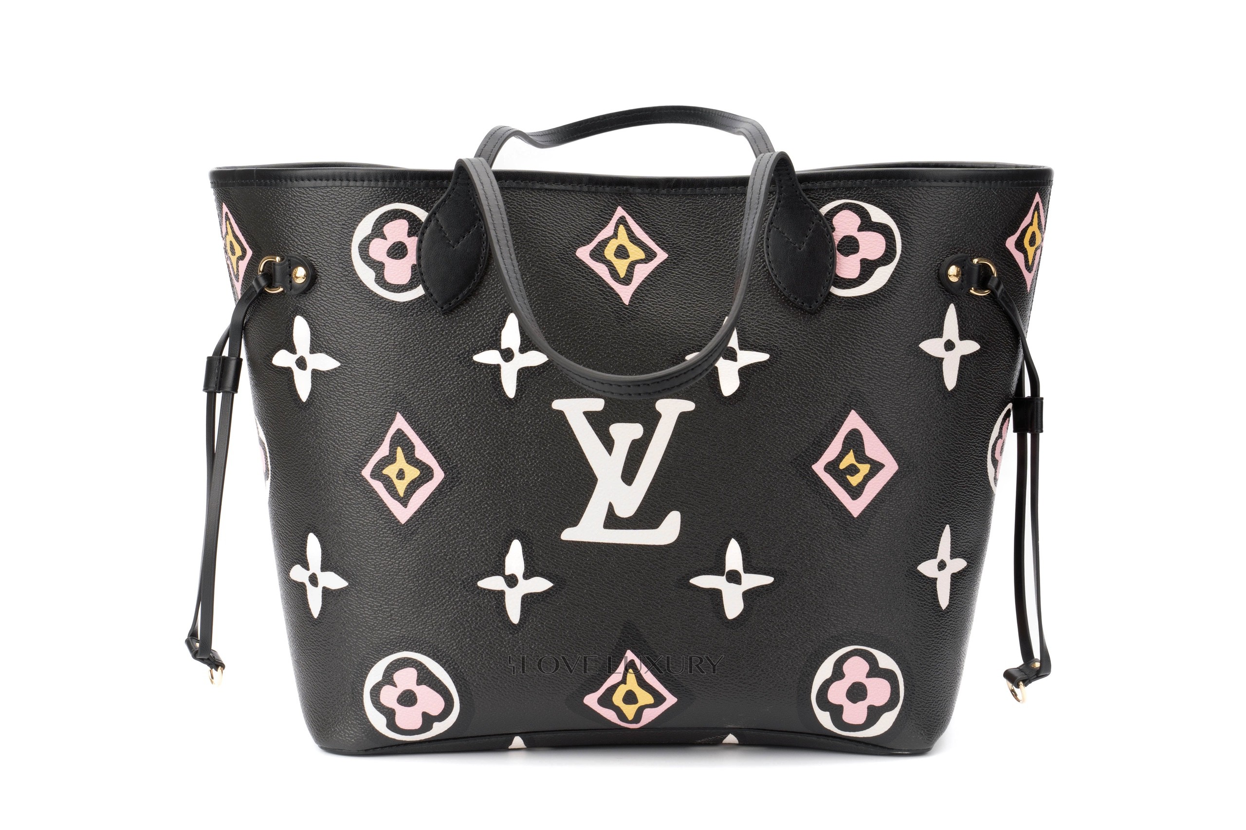 Louis Vuitton Wild At Heart Pouch Pochette Pink Black from Neverfull  Wristlet