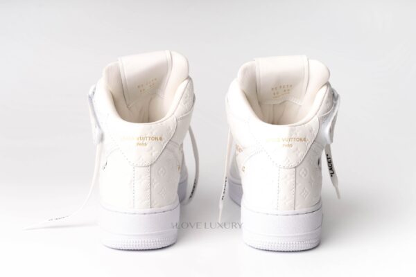 Louis Vuitton Air Force 1 ホワイト/バーガンディ LOUIS VUITTON ルイヴィトン ×AIR FORCE 1 ナイキ エアフォース1