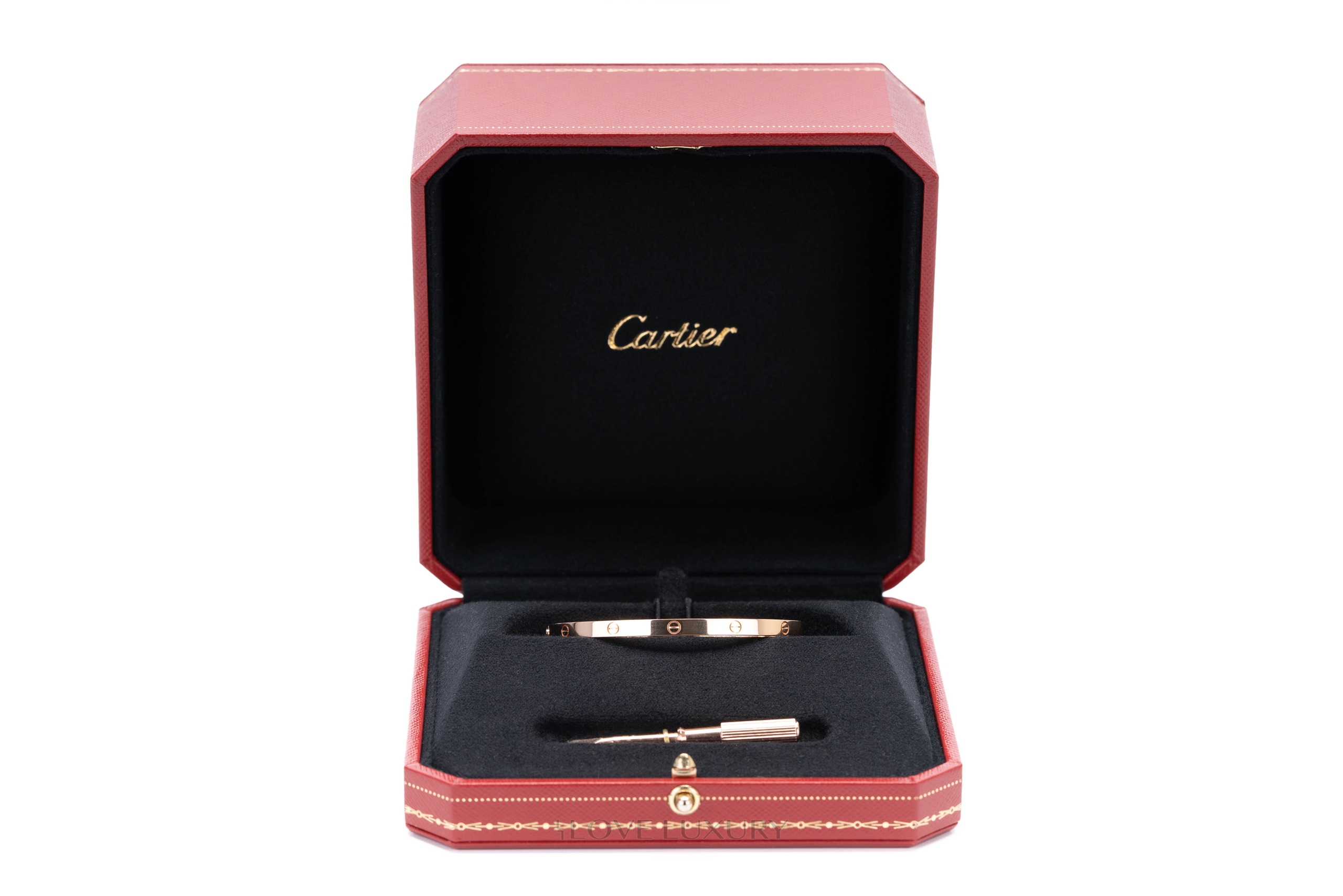 Cartier bracelet discount love rose gold