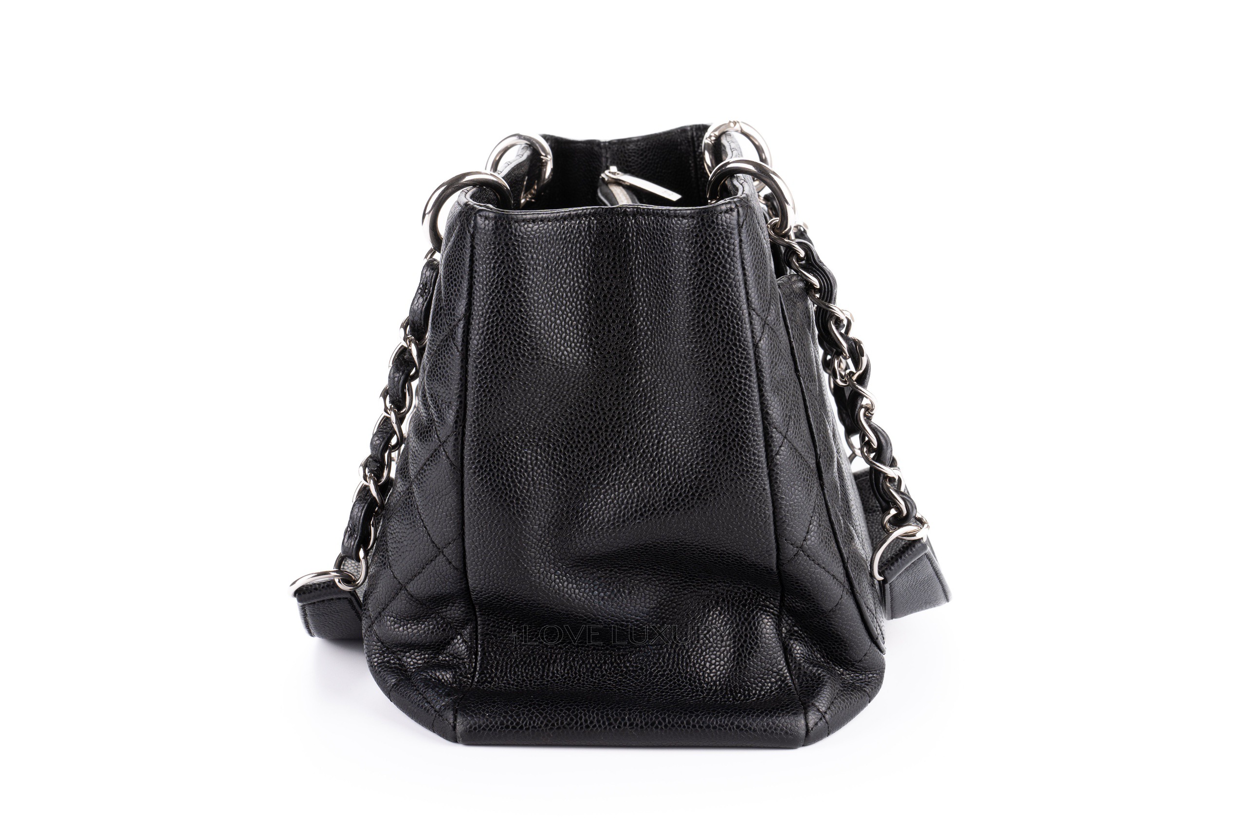 Chanel GST Grand Shopping Tote Black Caviar Bag