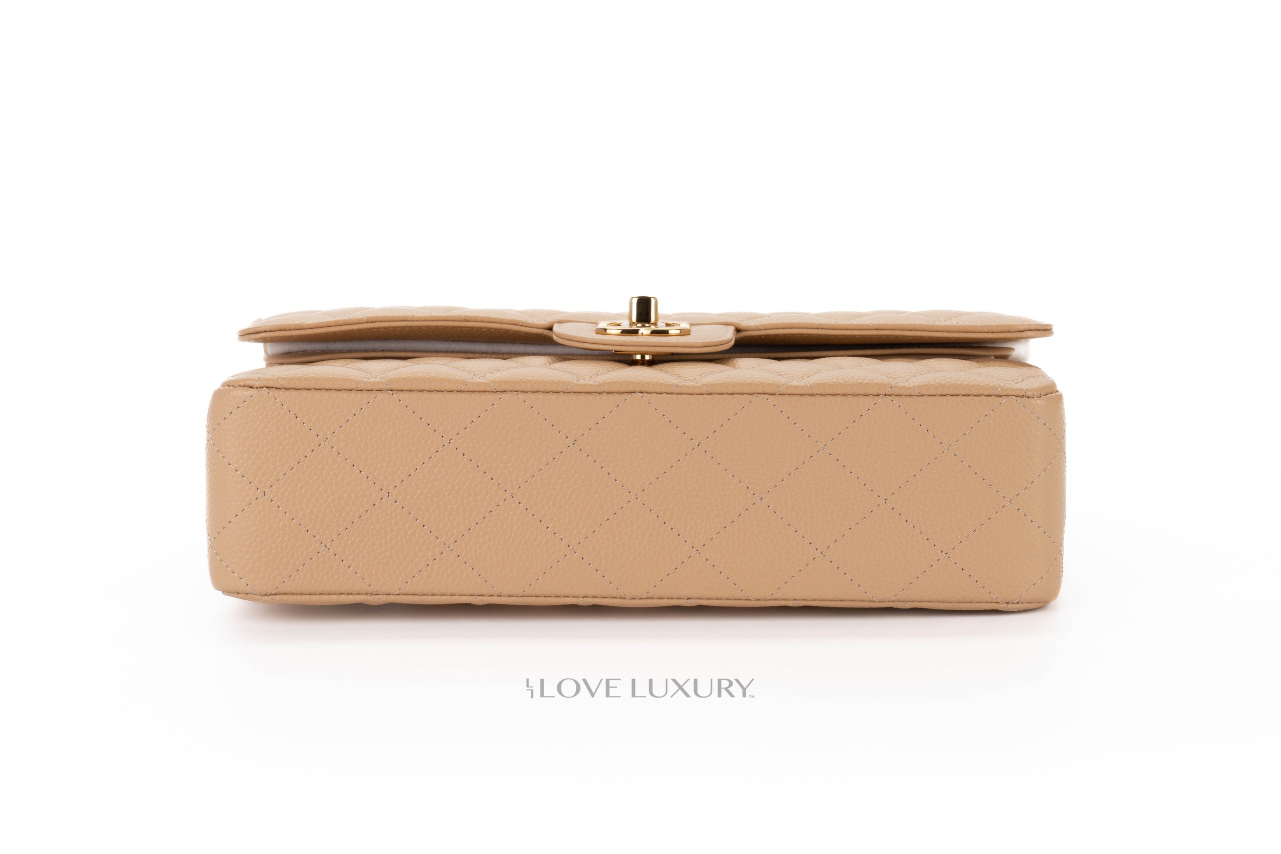 Chanel-Medium-Classic-Flap-Beige-Clair-Gold-Hardware-6