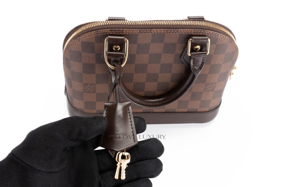Louis Vuitton Alma BB Damier Ebene Luxury Shopping