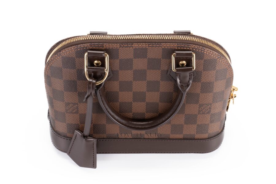 Louis Vuitton Alma BB Damier Ebene Luxury Shopping