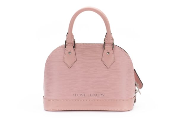 louis vuitton alma bb epi rose ballerine