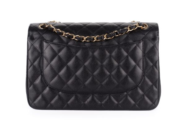 Chanel Jumbo Classic Flap Caviar Gold Hardware Luxury Shopping
