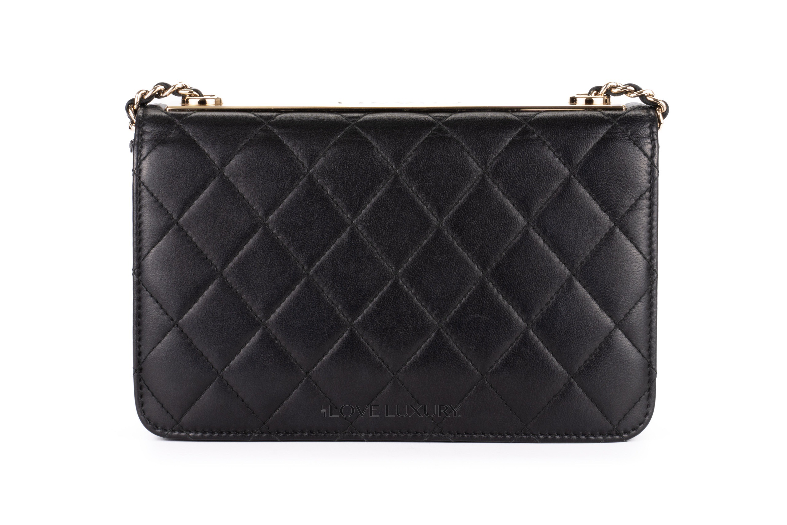 Chanel Wallet on Chain Trendy CC Black Lambskin Gold Hardware - Luxury  Shopping