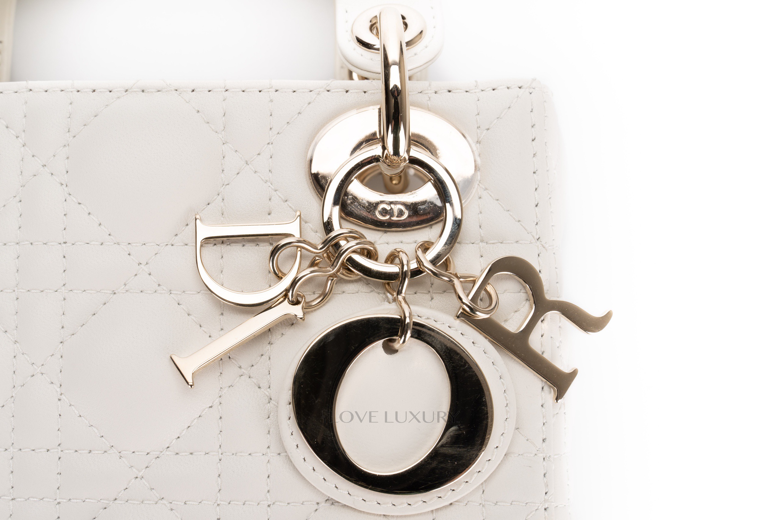 Dior-Mini-Lady-Dior-White-Lambskin-Gold-Hardware-9