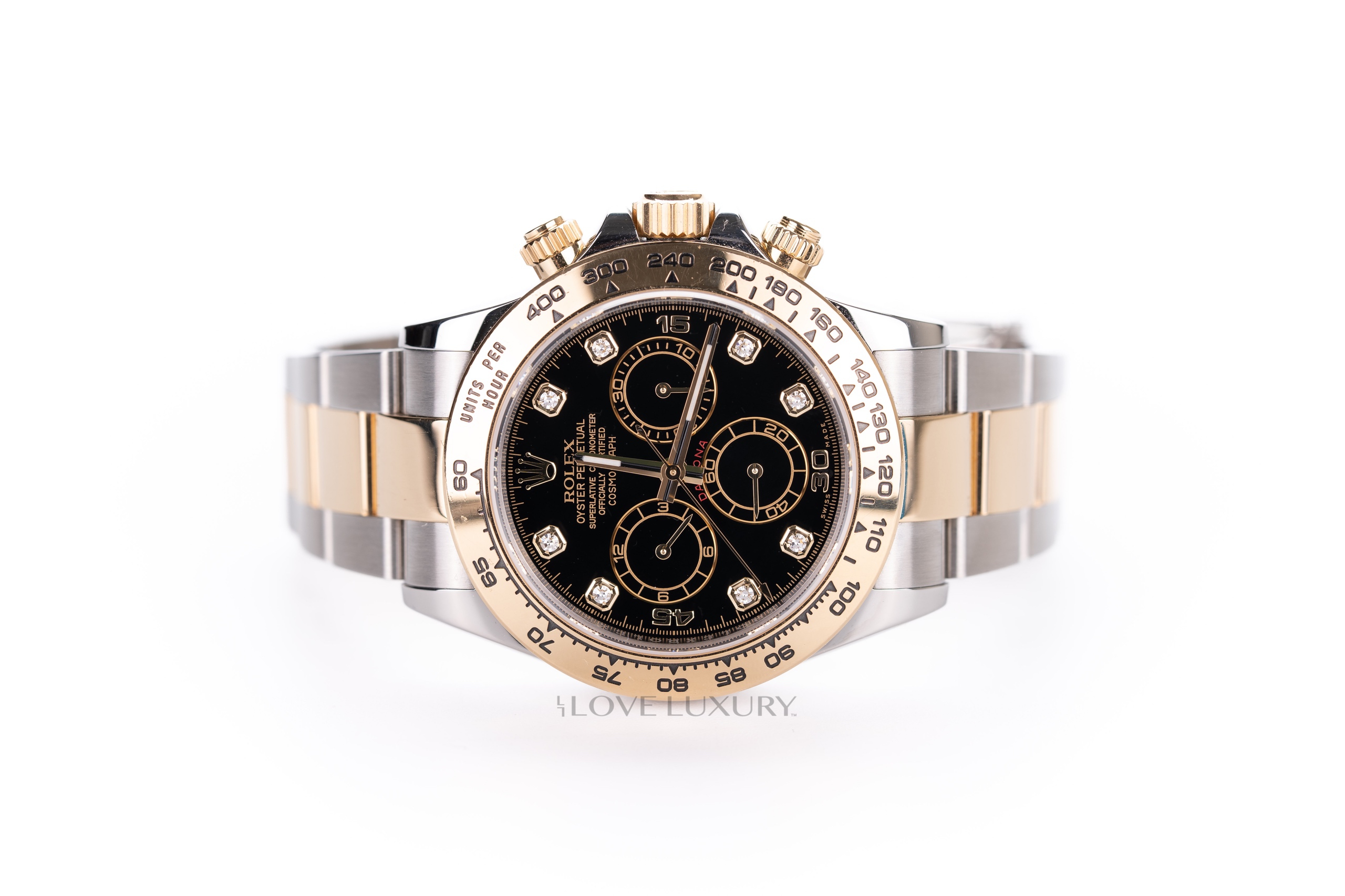 Rolex-Daytona-Yellow-gold-&-Steel-Black-and-Diamond-dial-1