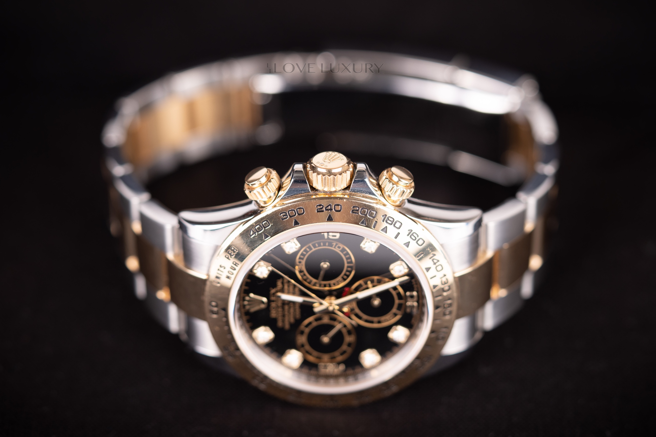 Rolex-Daytona-Yellow-gold-&-Steel-Black-and-Diamond-dial-10