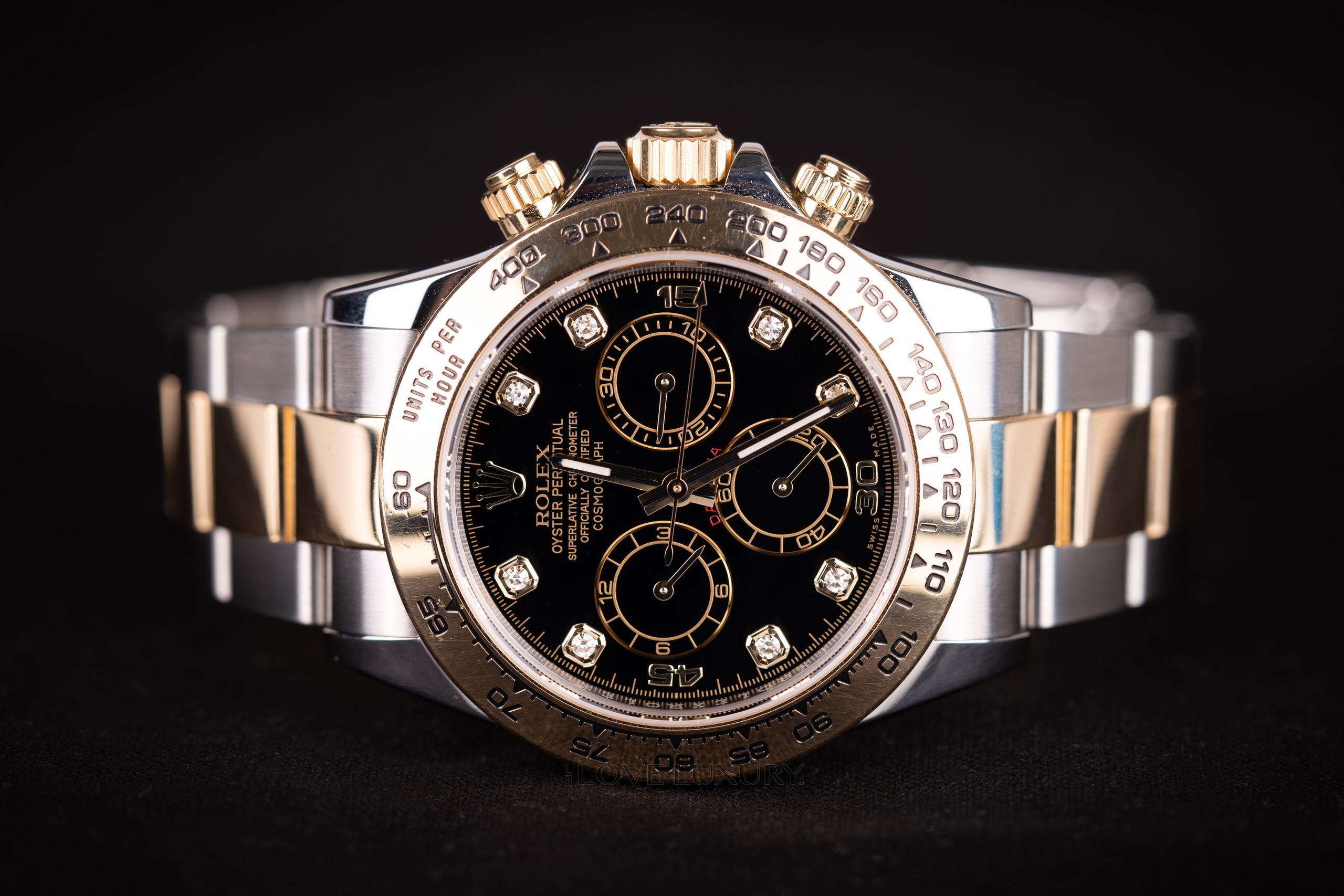 Rolex-Daytona-Yellow-gold-&-Steel-Black-and-Diamond-dial-9