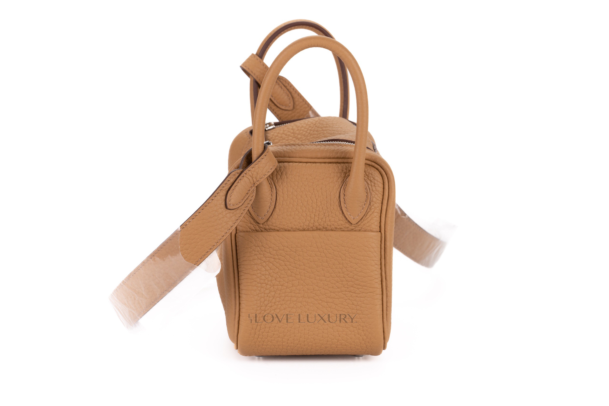 Hermès Lindy Biscuit Clemence Mini Handbag