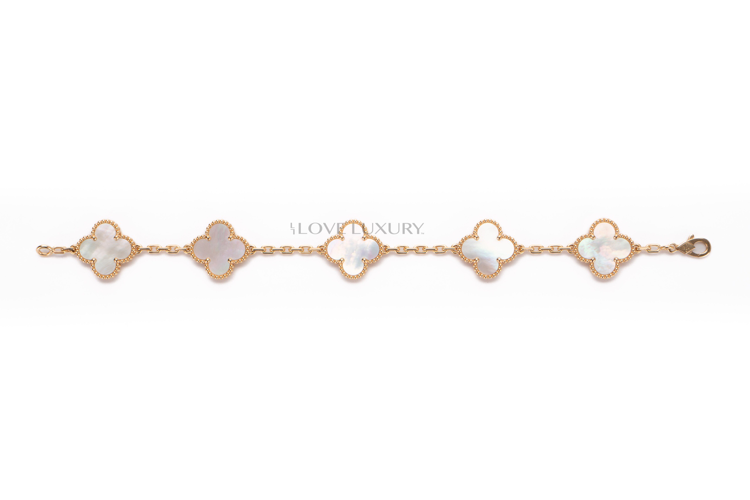 Van cleef and arpels hot sale mother of pearl bracelet