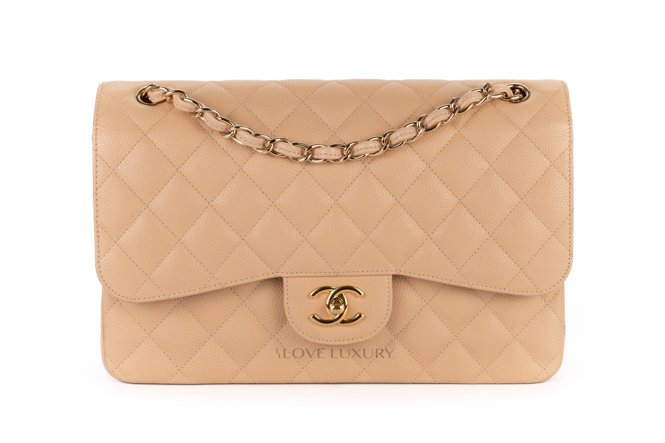 Chanel-Jumbo-Classic-Flap-Caviar-Beige-Claire-Gold-Hardware-1