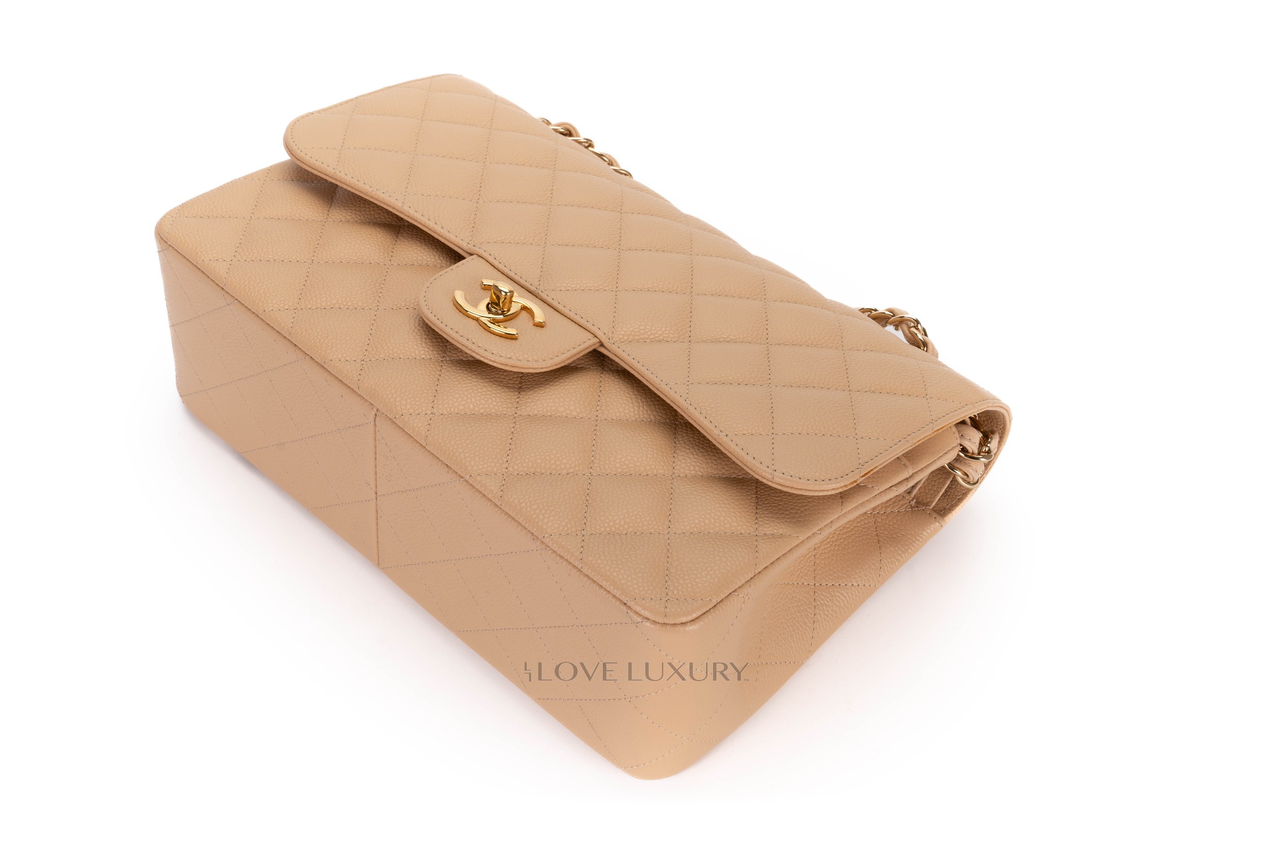 Chanel-Jumbo-Classic-Flap-Caviar-Beige-Claire-Gold-Hardware-13