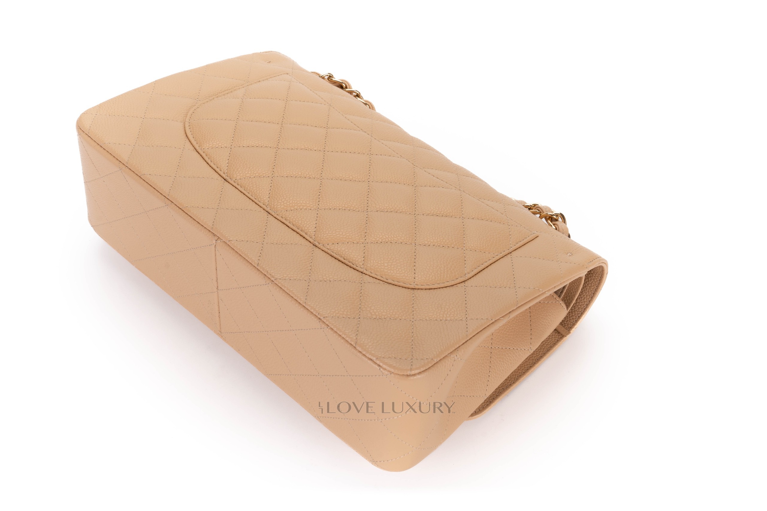 Chanel-Jumbo-Classic-Flap-Caviar-Beige-Claire-Gold-Hardware-15