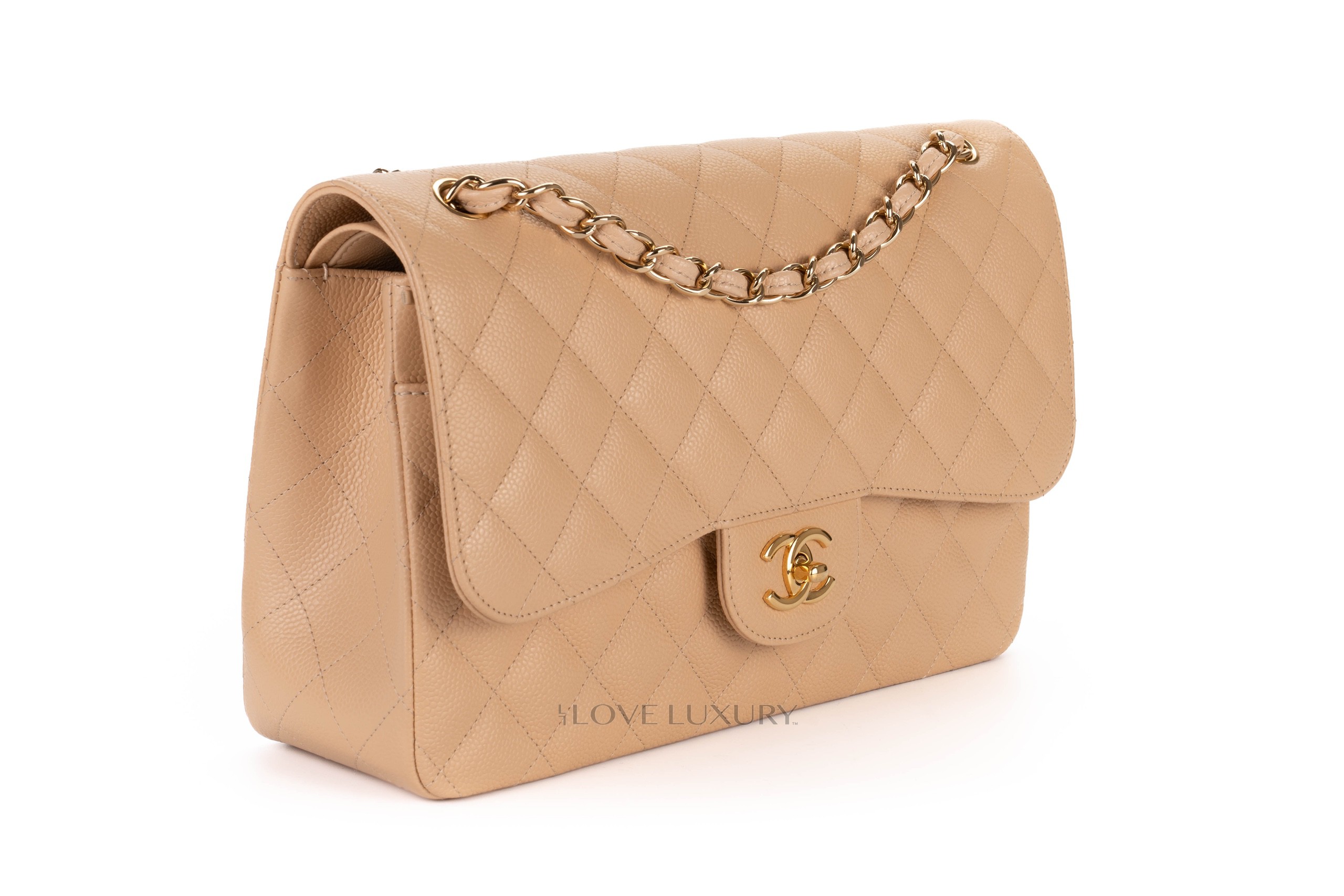 Chanel-Jumbo-Classic-Flap-Caviar-Beige-Claire-Gold-Hardware-2