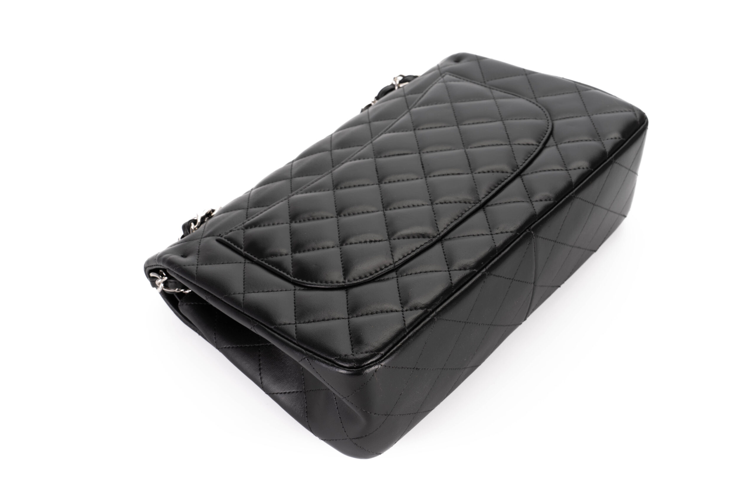 Chanel-Jumbo-Classic-Flap-Lmabskin-Black-Silver-Hardware-2012-13