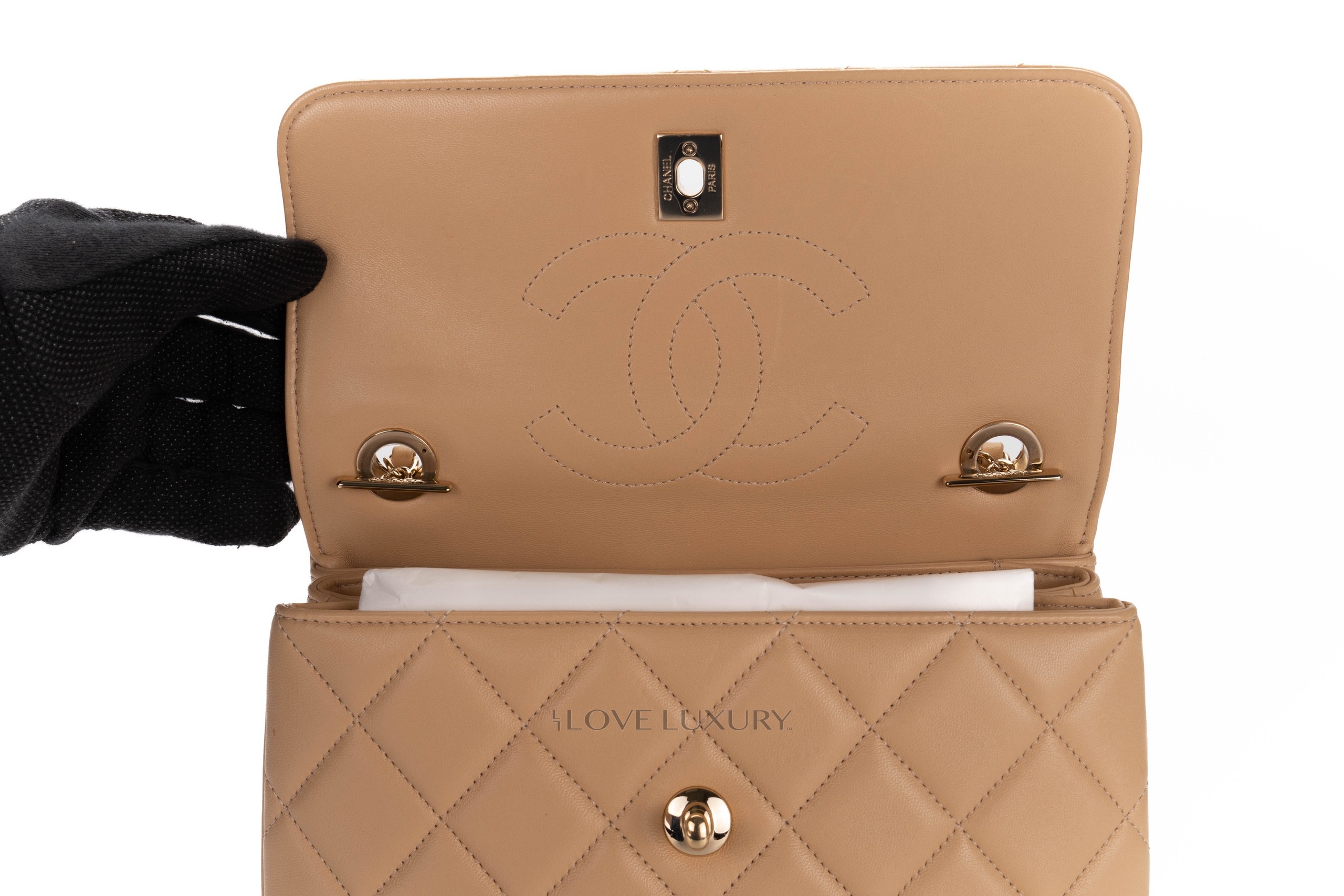 Chanel-Large-Trendy-CC-Beige-Lambskin-Gold-Hardware-9