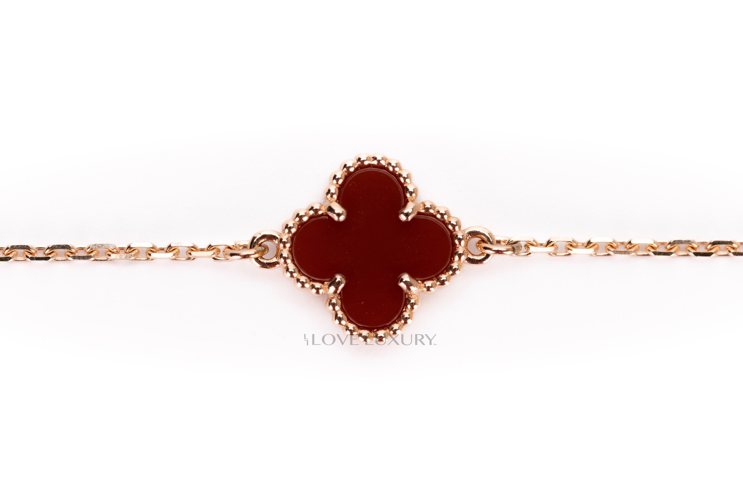 Van-Cleef-&-Arpels-Sweet-Alhambra-Carnelian-Bracelet-2