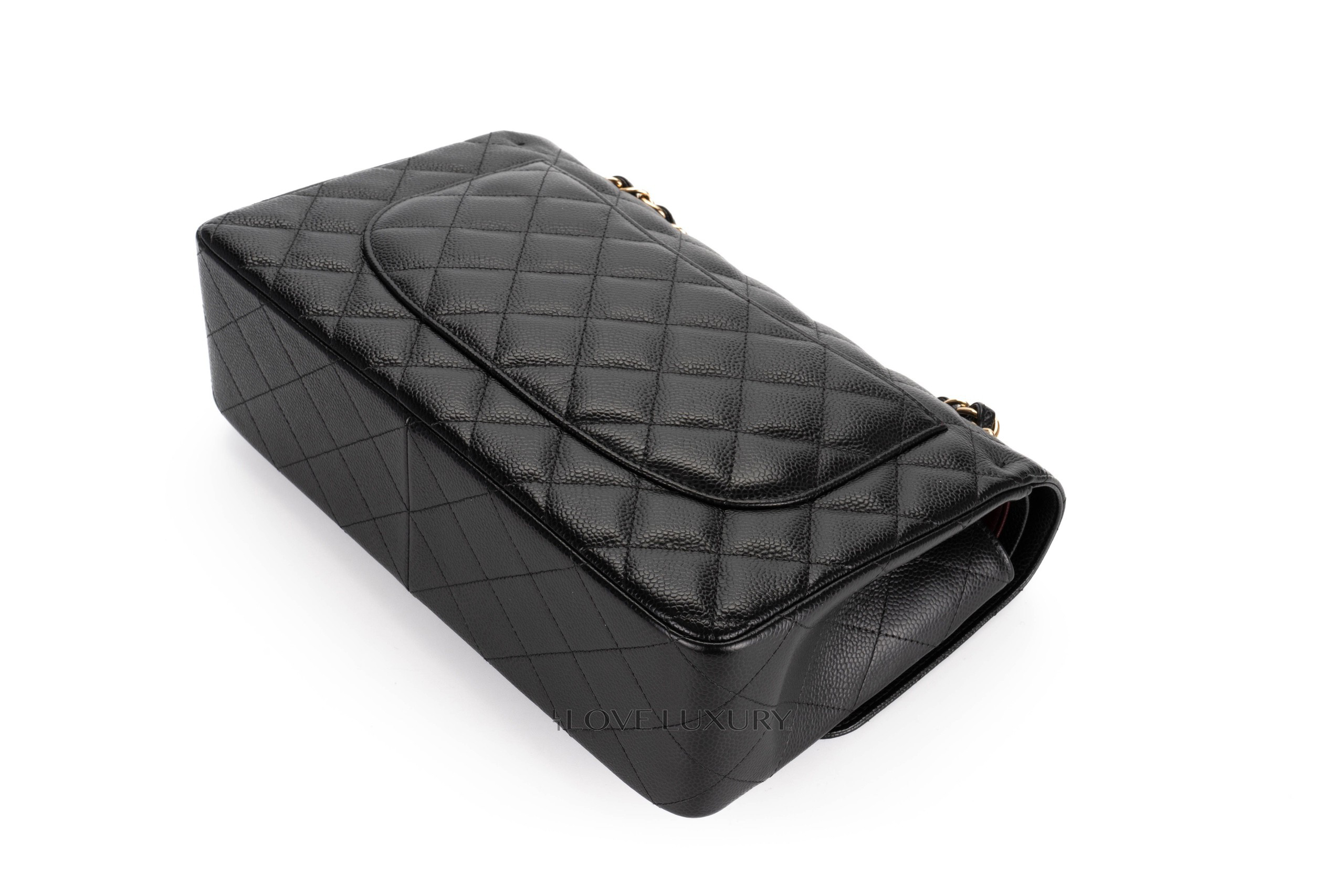 Chanel-Jumbo-Black-Classic-Flap-Caviar-Gold-Hardware-15