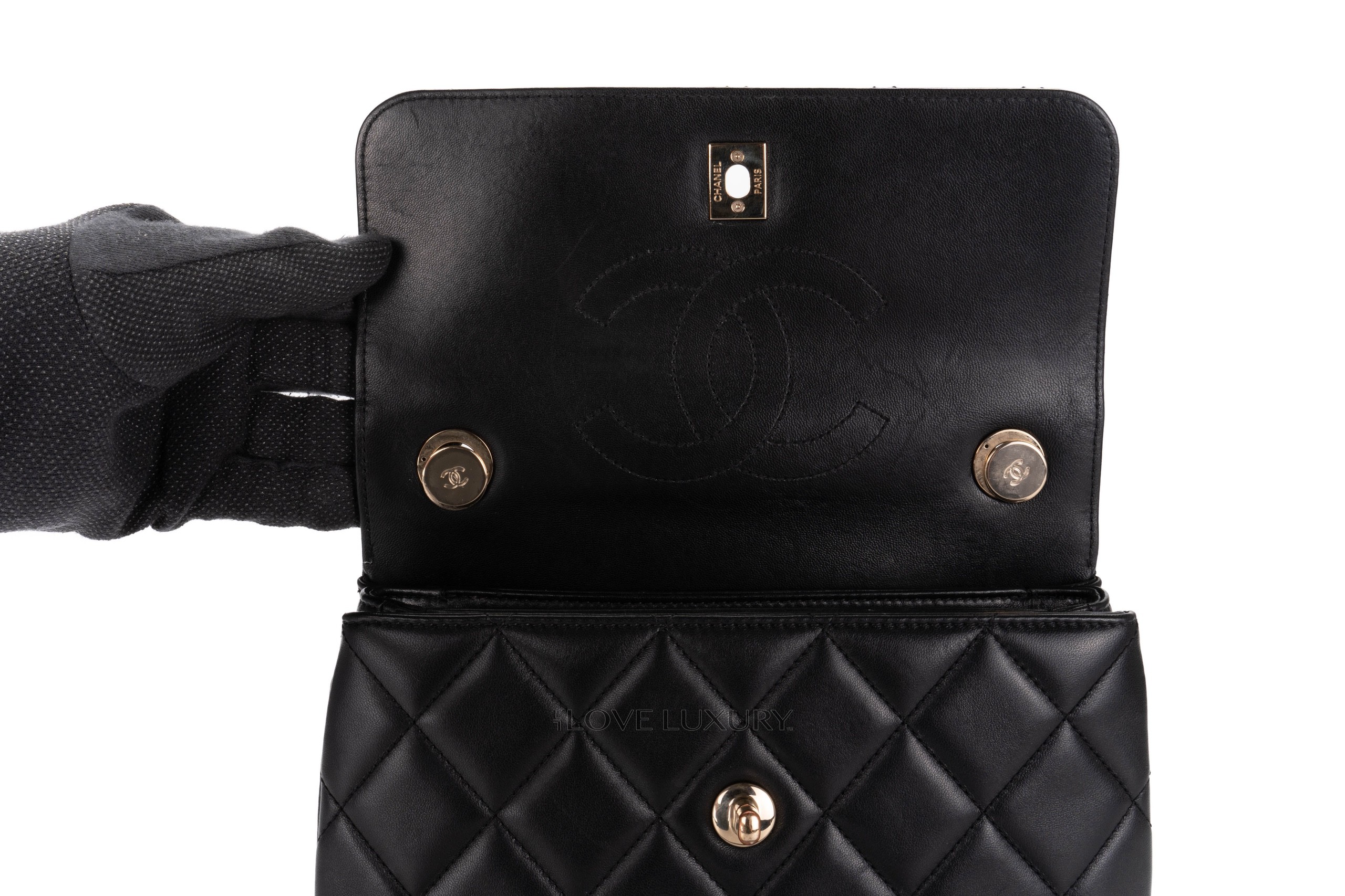 Chanel-Large-Trendy-CC-Black-Lambskin-Gold-hardware-10