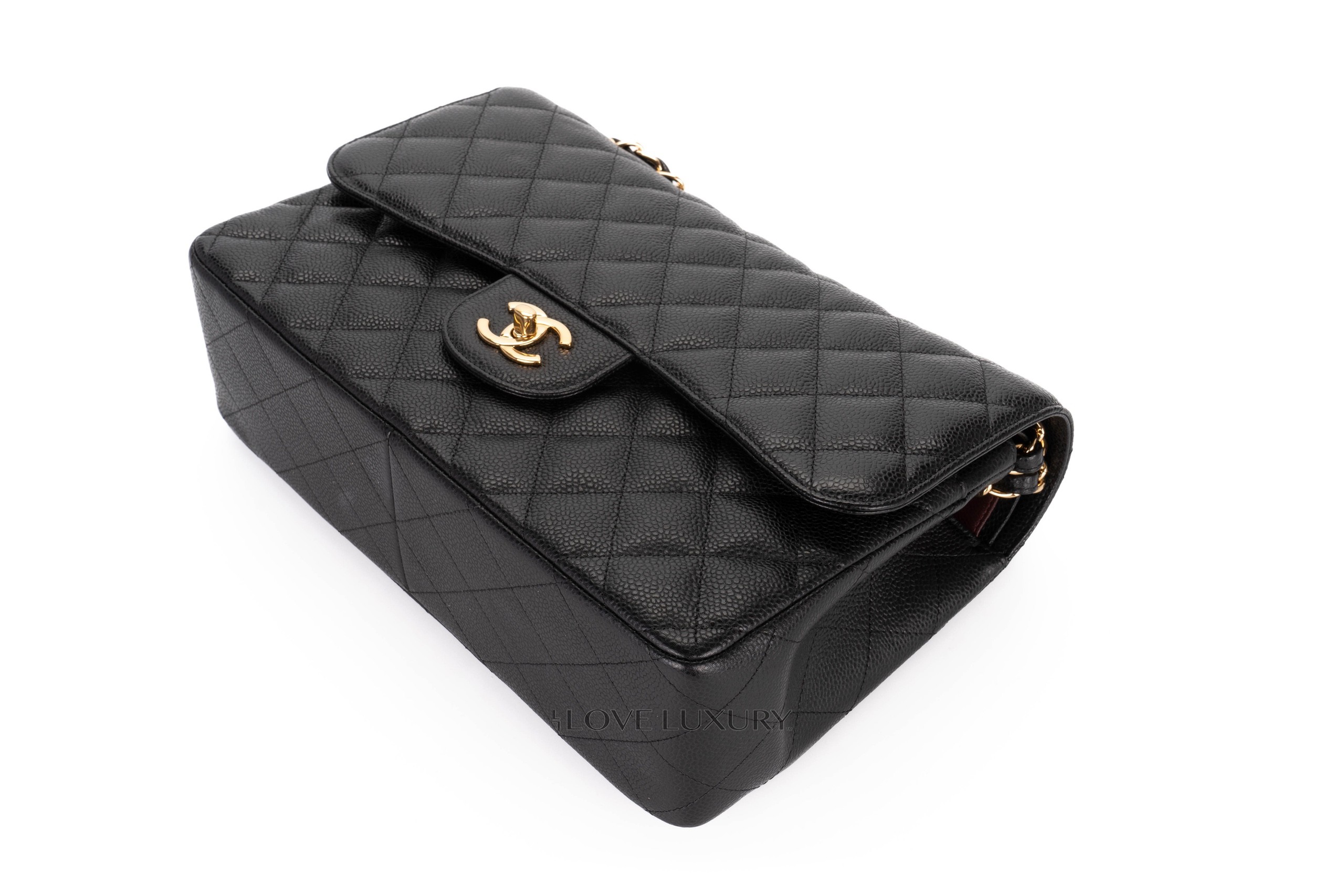 Chanel-Jumbo-Classic-Flap-Black-Caviar-Gold-Hardware-13