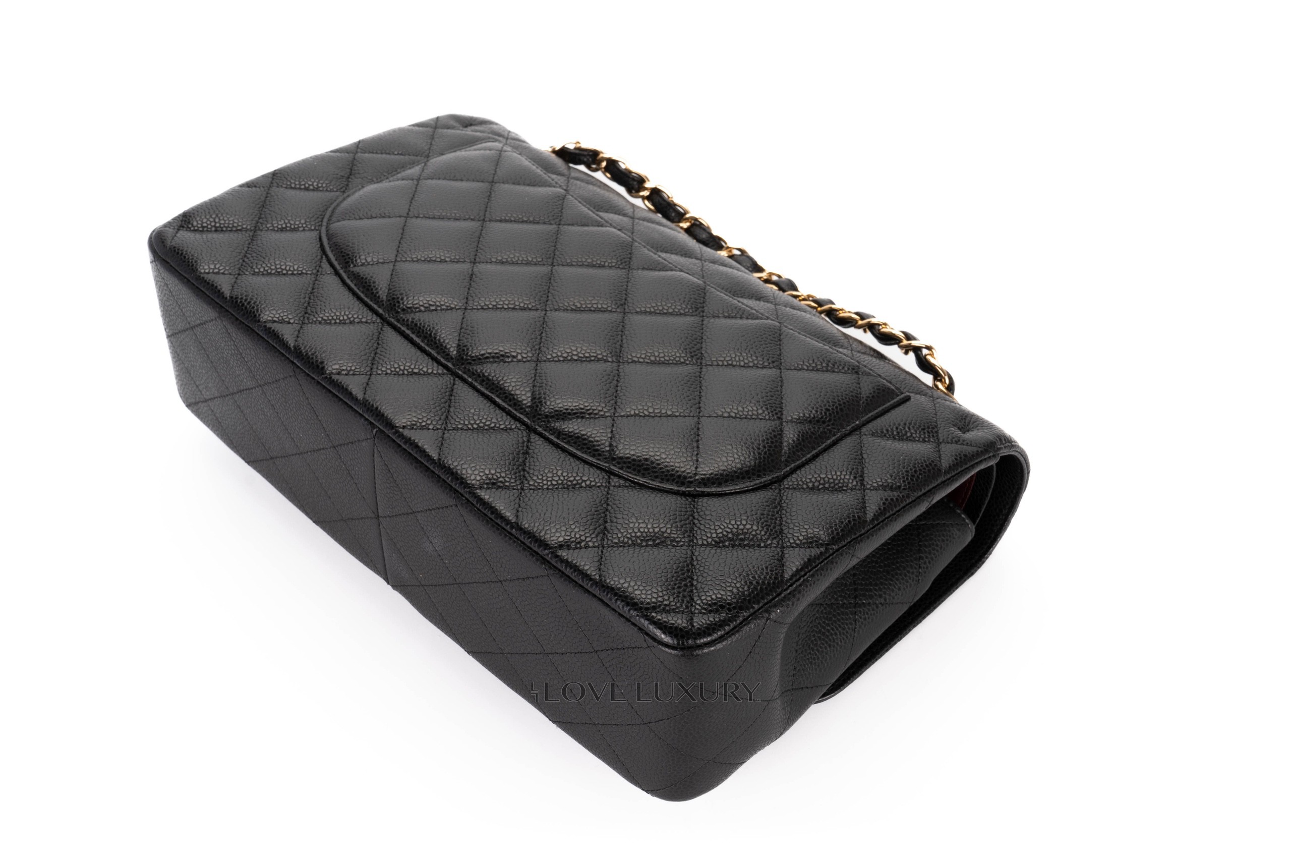 Chanel-Jumbo-Classic-Flap-Black-Caviar-Gold-Hardware-15