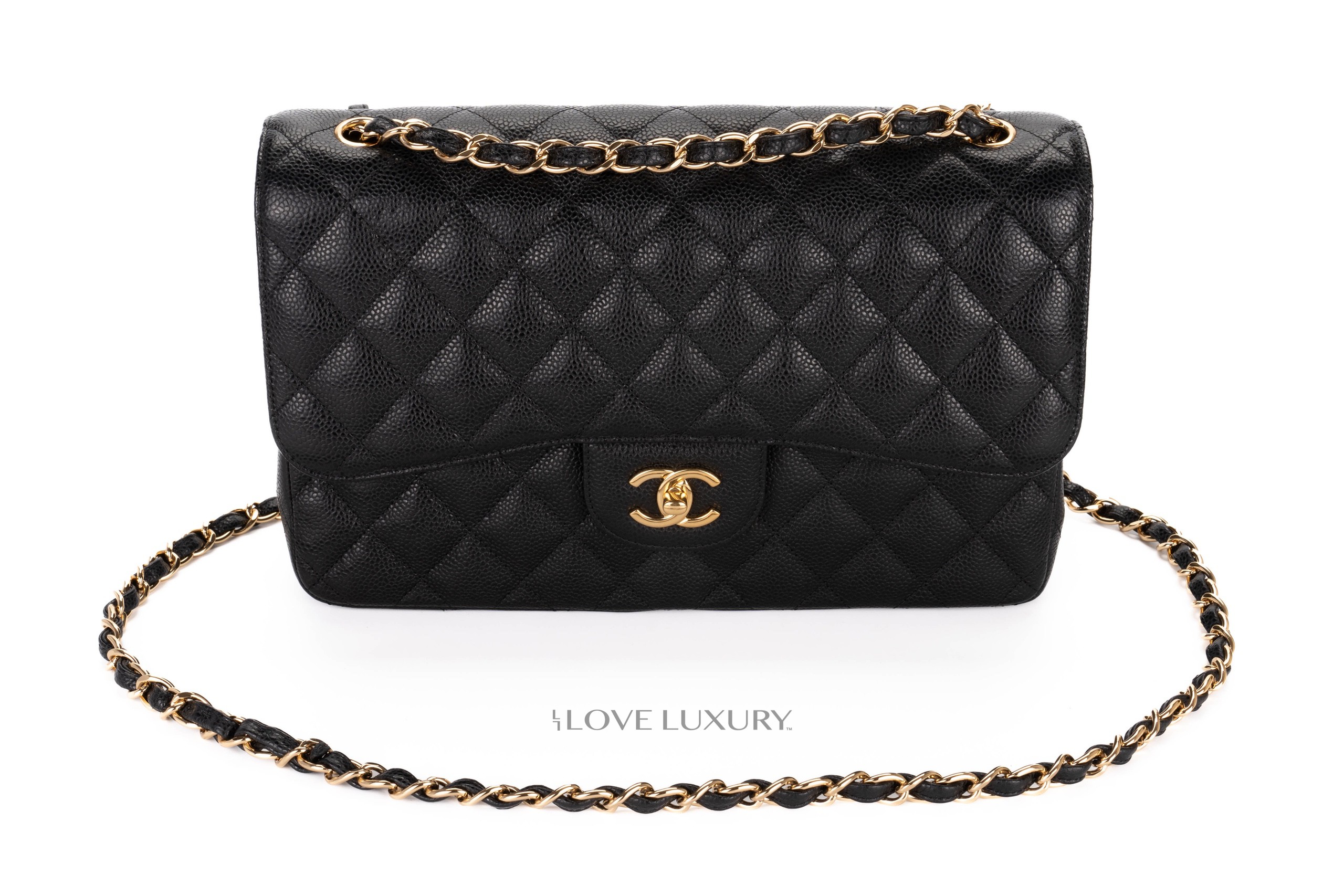 Chanel-Jumbo-Classic-Flap-Black-Caviar-Gold-Hardware-8