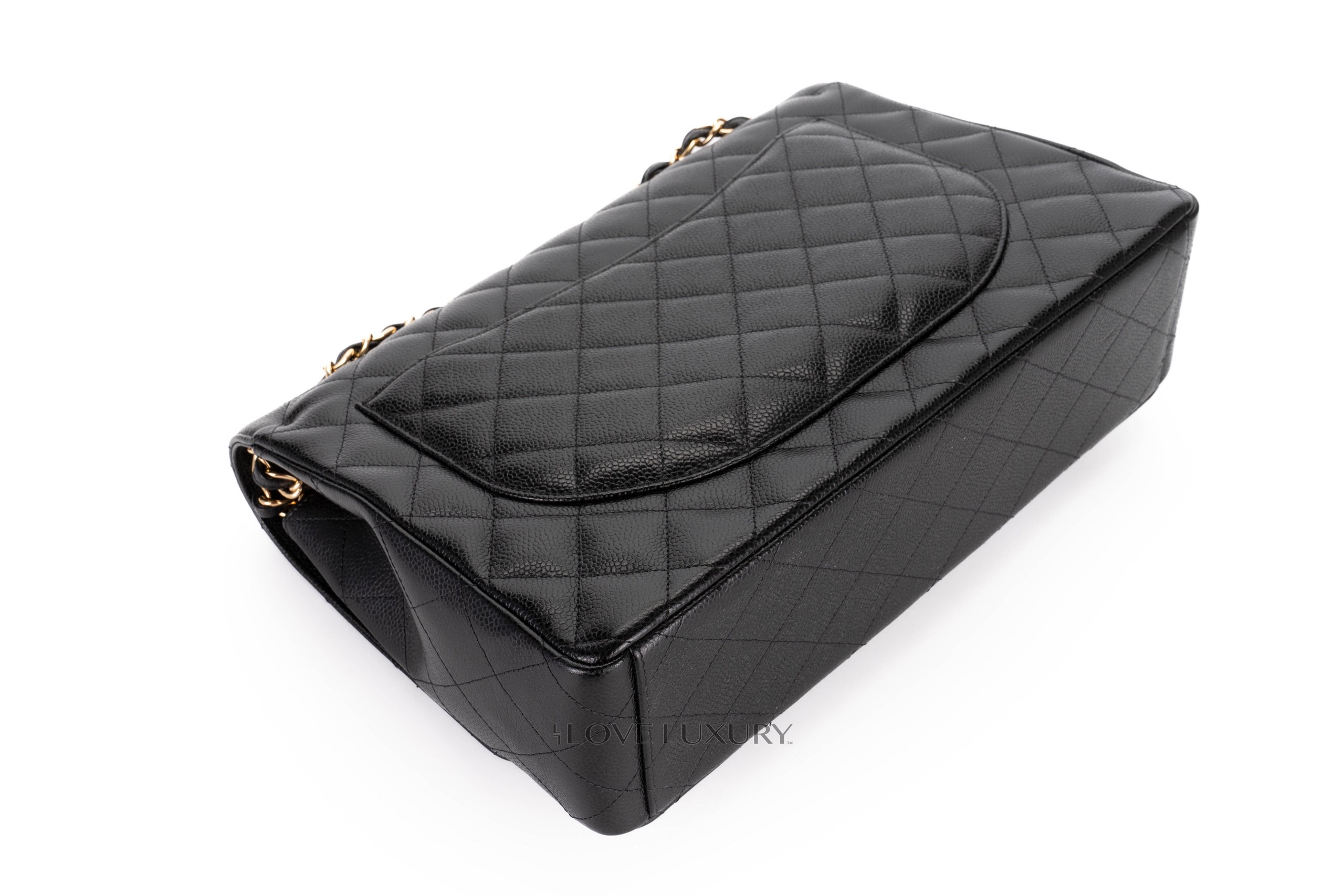 Chanel-Maxi-Classic-Flap-Caviar-Black-Gold-Hardware-16