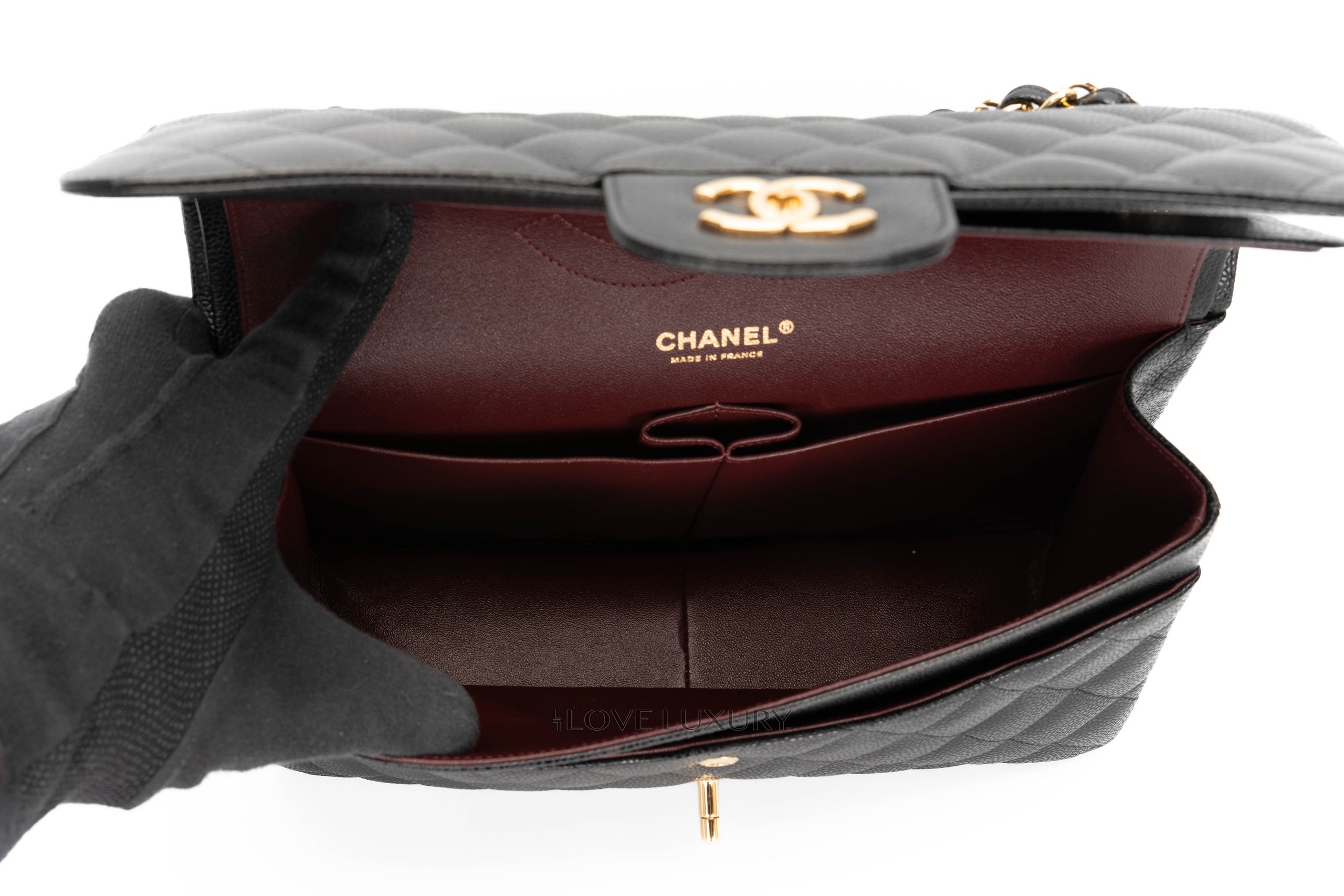 Chanel-Jumbo-Classic-Flap-Caviar-Black-Gold-Hardware-11