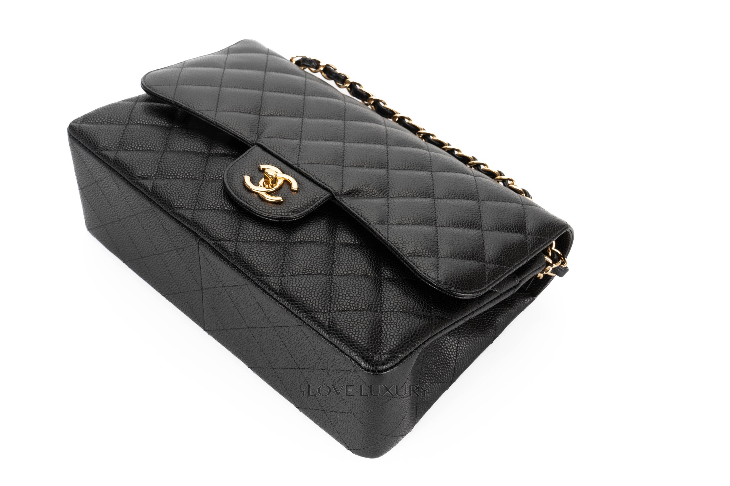 Chanel-Jumbo-Classic-Flap-Caviar-Black-Gold-Hardware-13