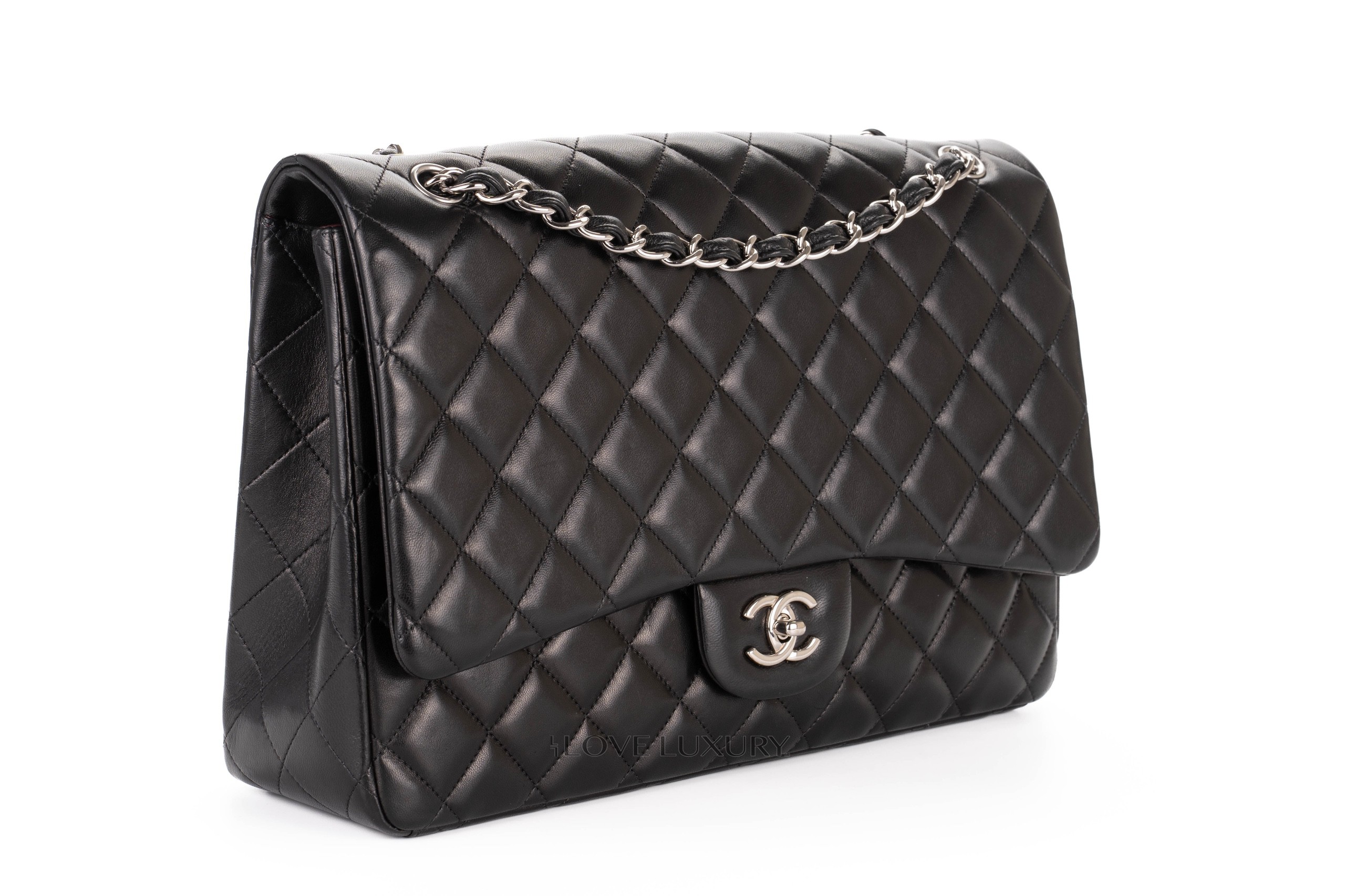 Chanel-Single-Flap-Jumbo-Lambskin-Silver-Hardware-1544-2