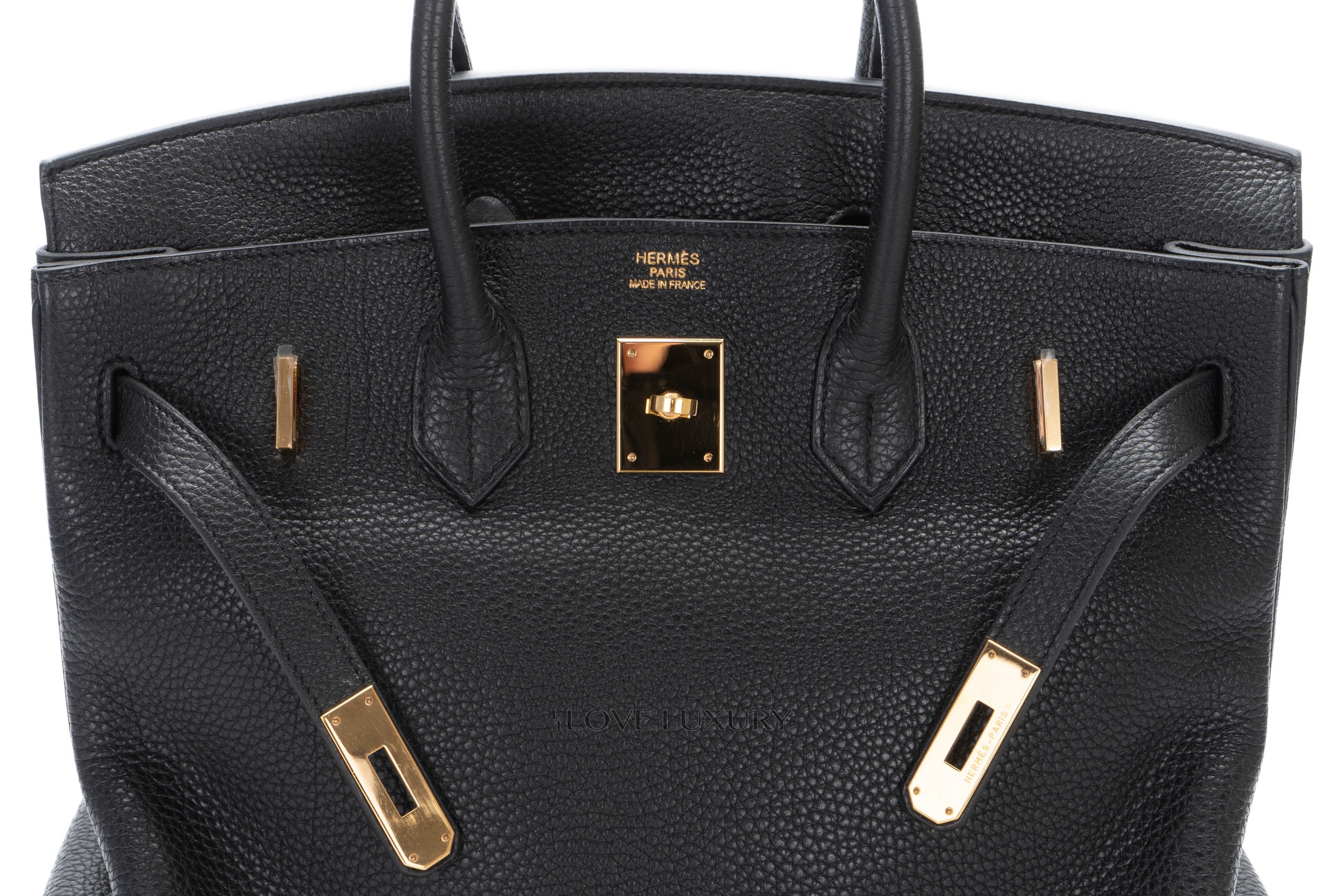 Hermes Birkin 35 Black Togo Gold Hardware