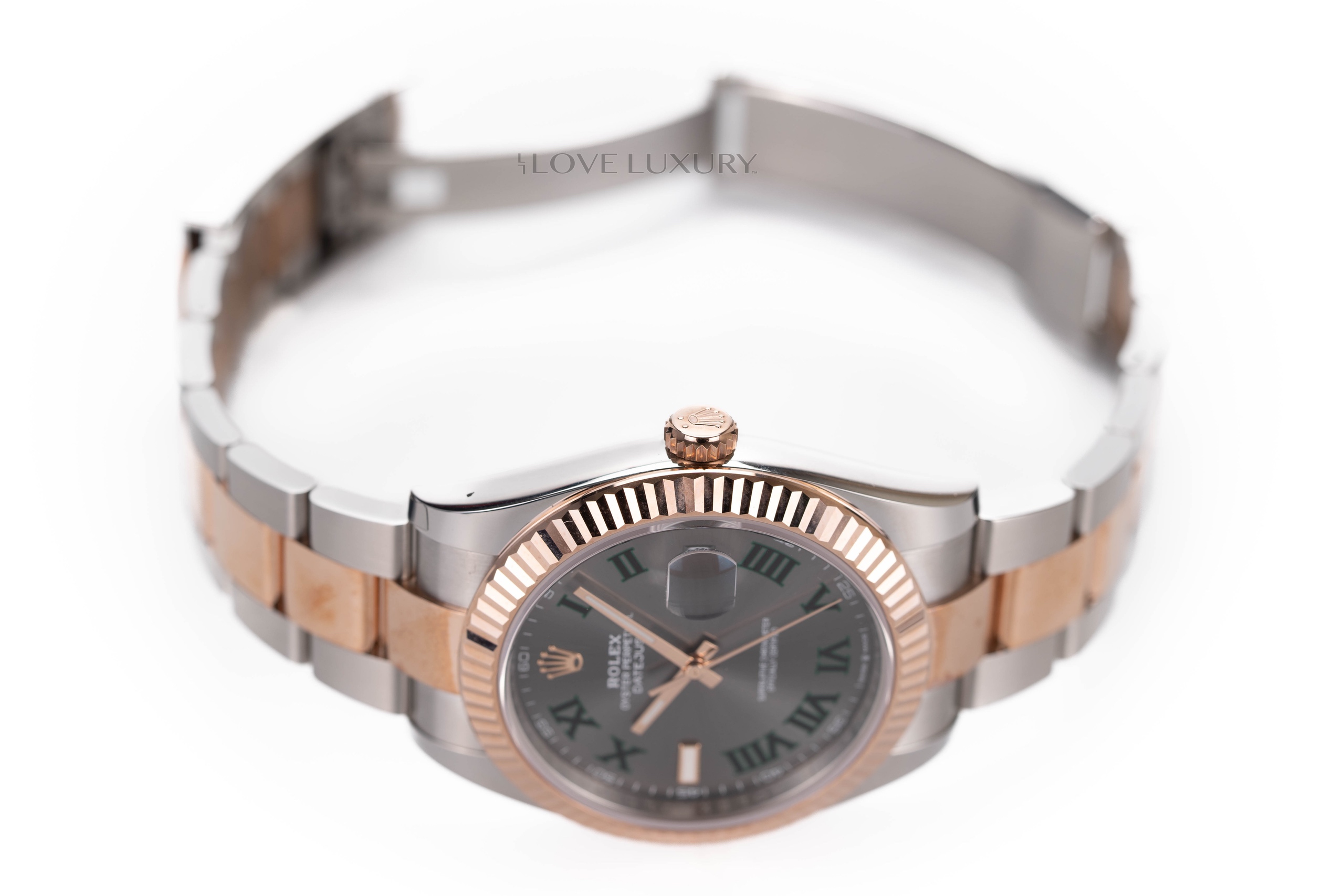 Wimbledon rolex rose online gold