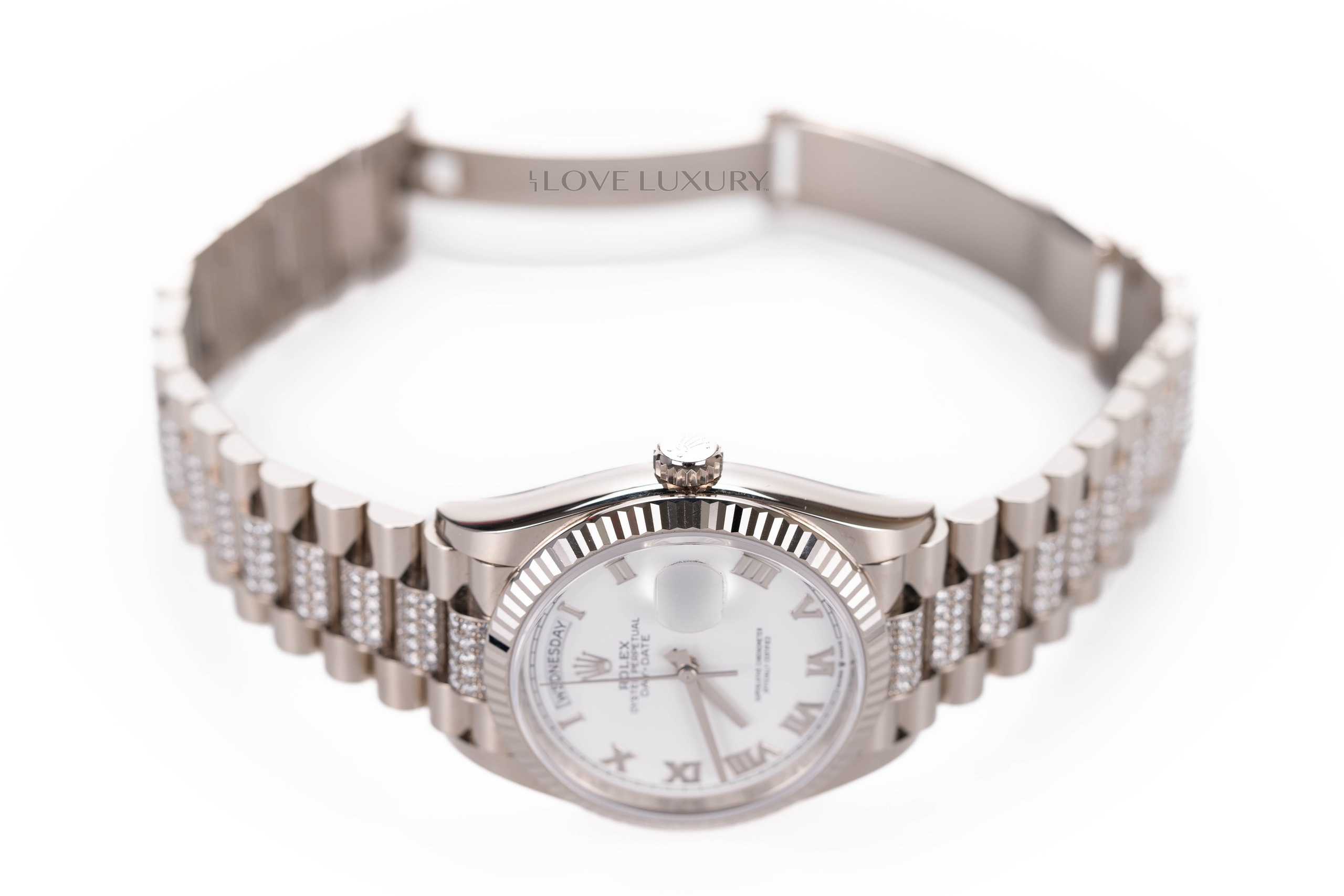 Rolex-Day-Date-White-Gold-Diamond-128239-7