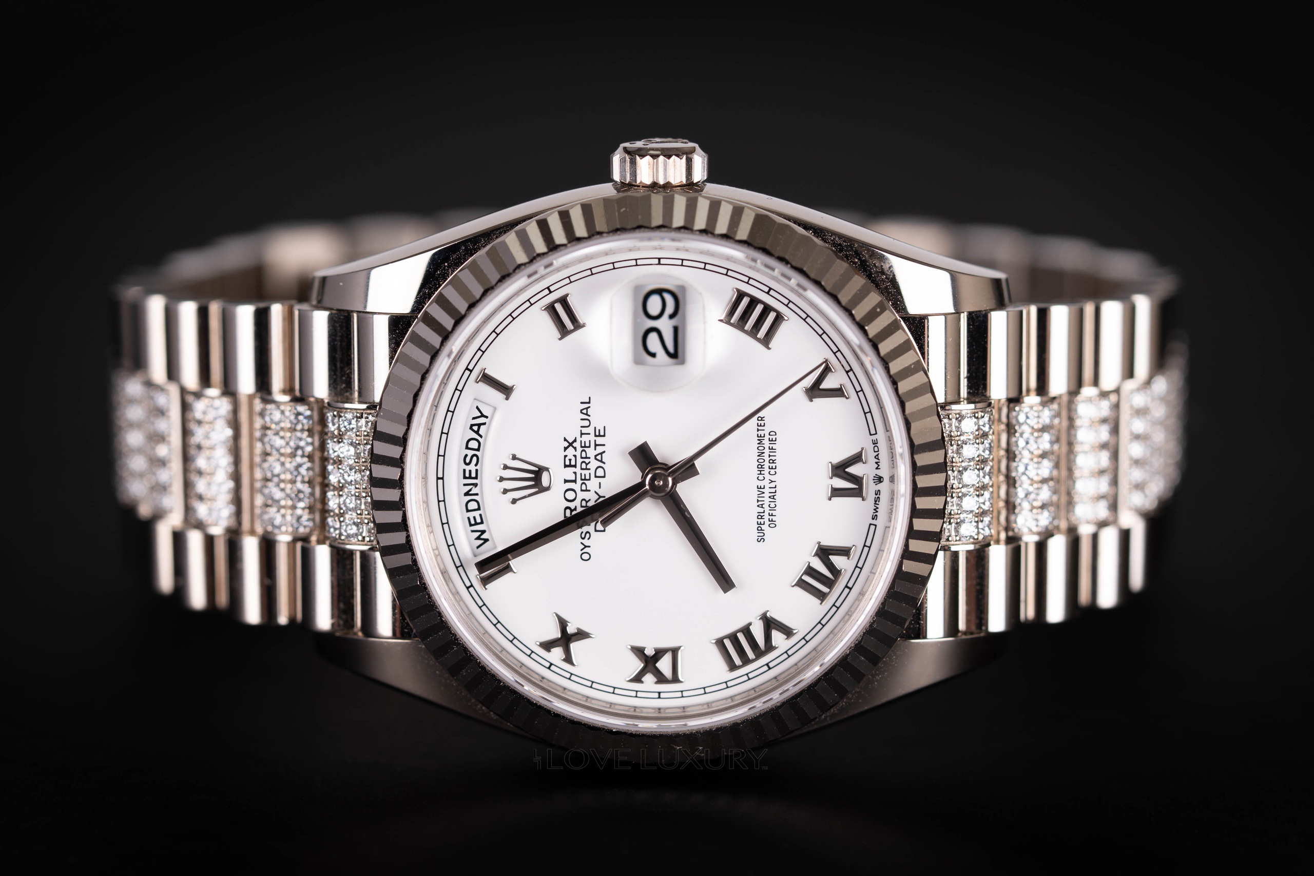 Rolex-Day-Date-White-Gold-Diamond-128239-9