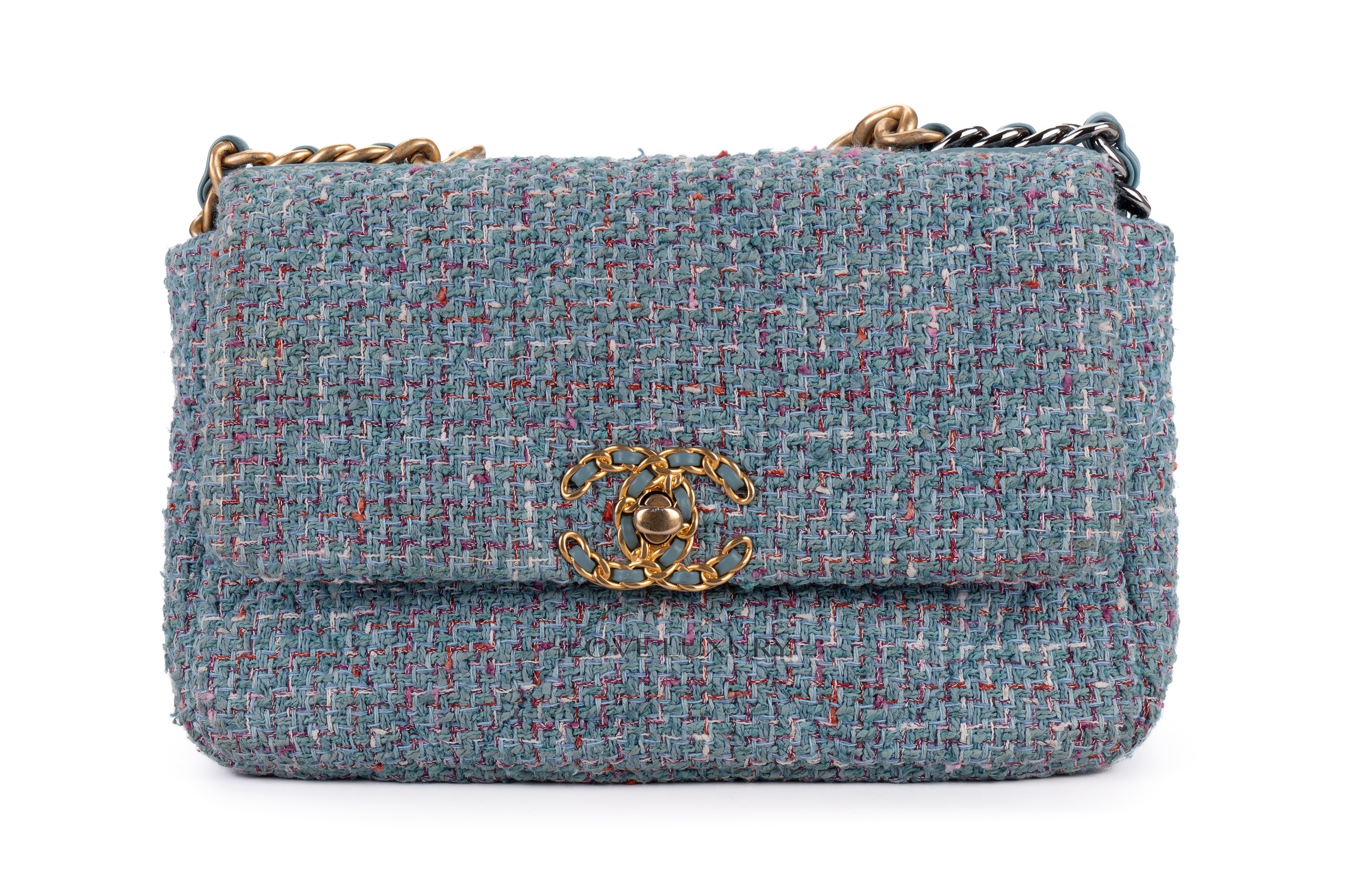 Chanel-19-Medium-Tweed-Blue-&-Pink-Mixed-Hardware-1