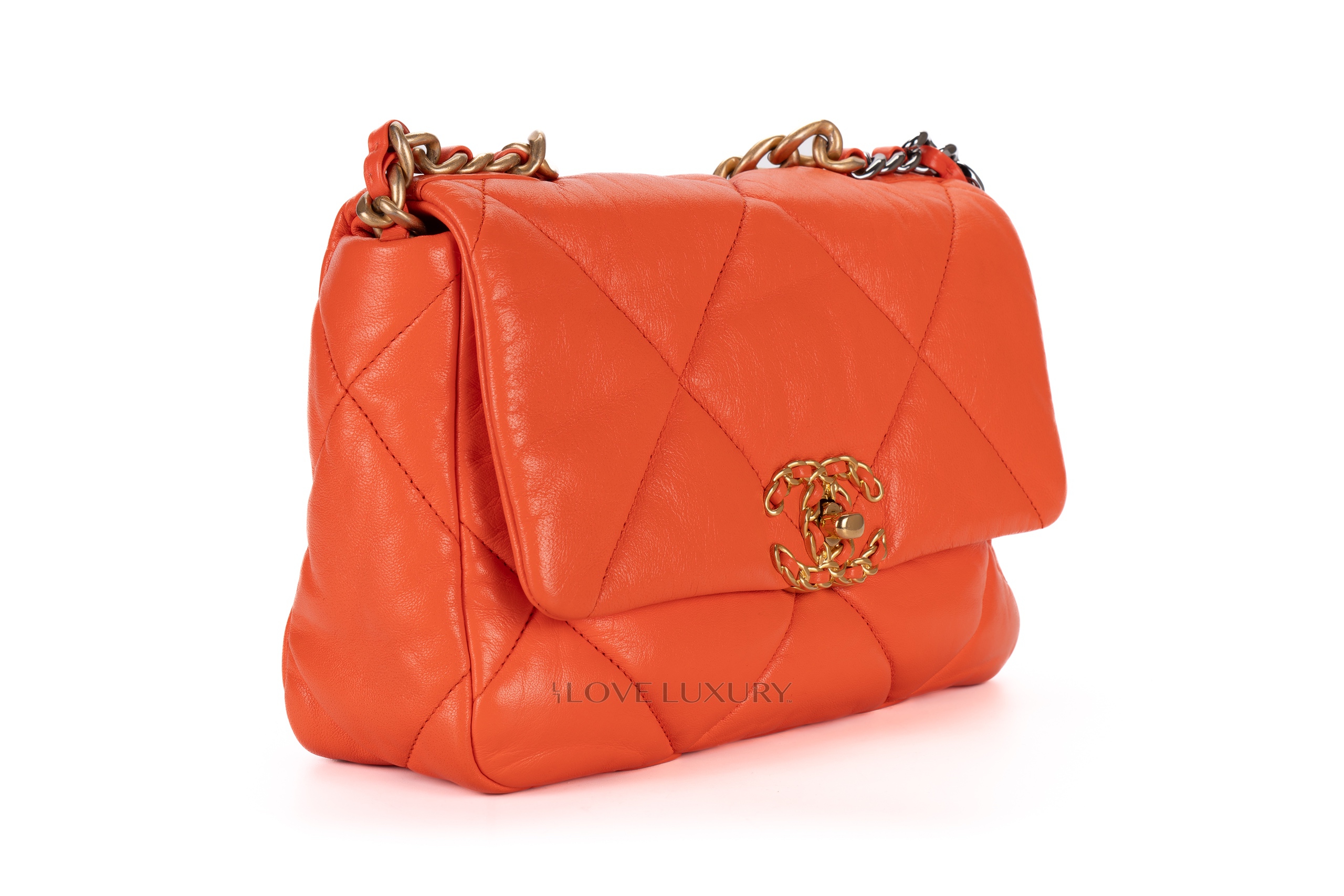 Chanel-19-Orange-Goatskin-Mixed-Hardware-2