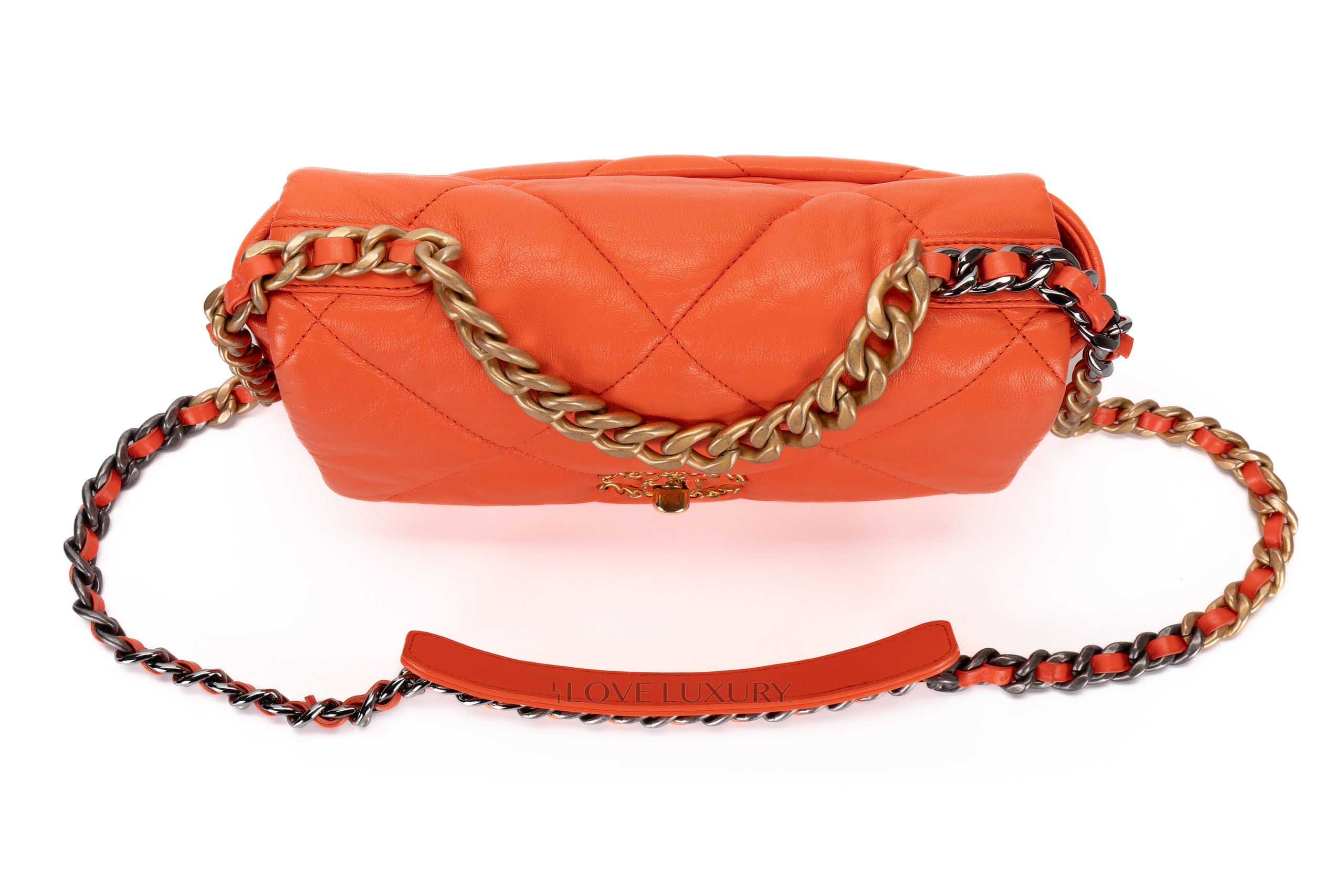 Chanel-19-Orange-Goatskin-Mixed-Hardware-9