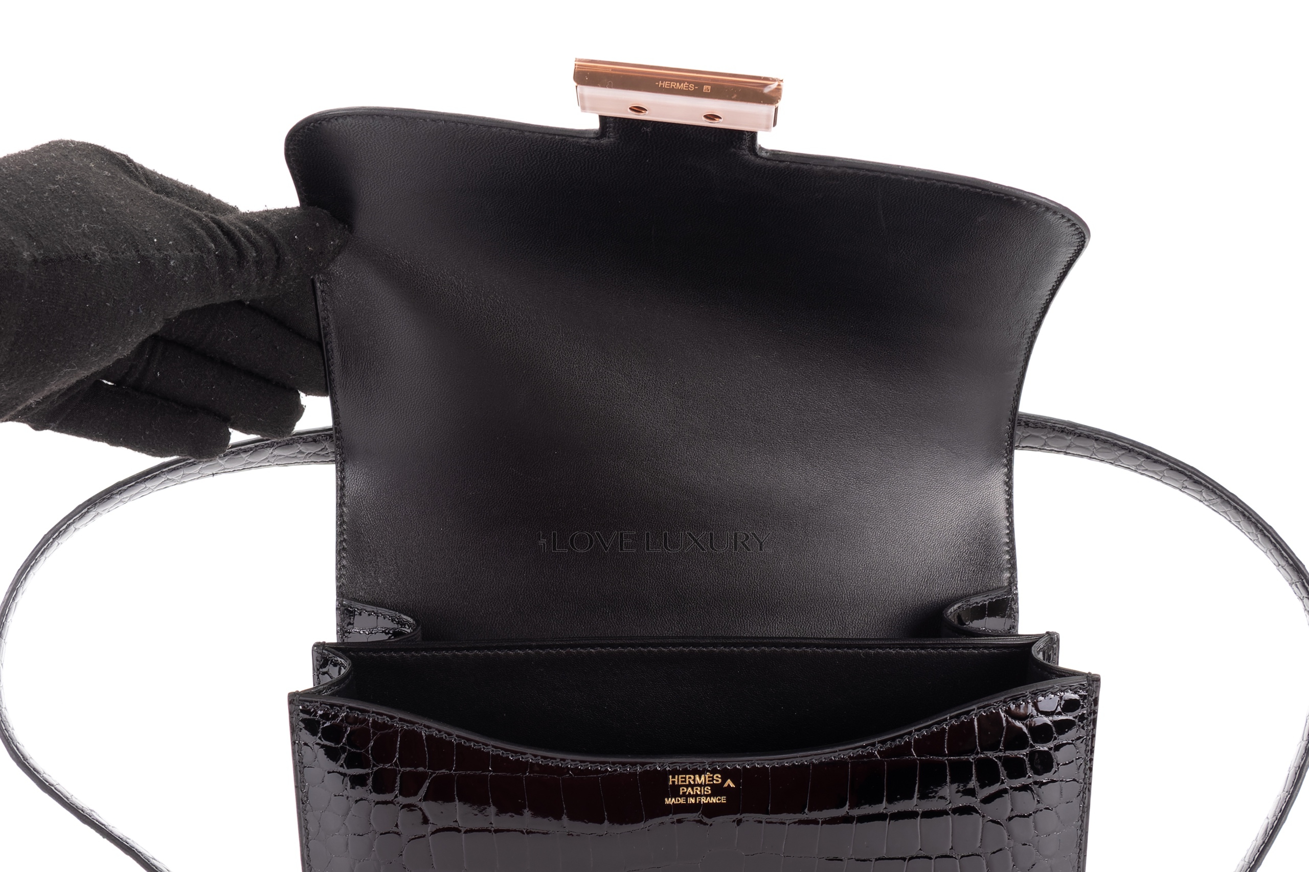 Hermès-Constance-24-Crocodile-Porosus-Black-Rose-Gold-Hardware-12