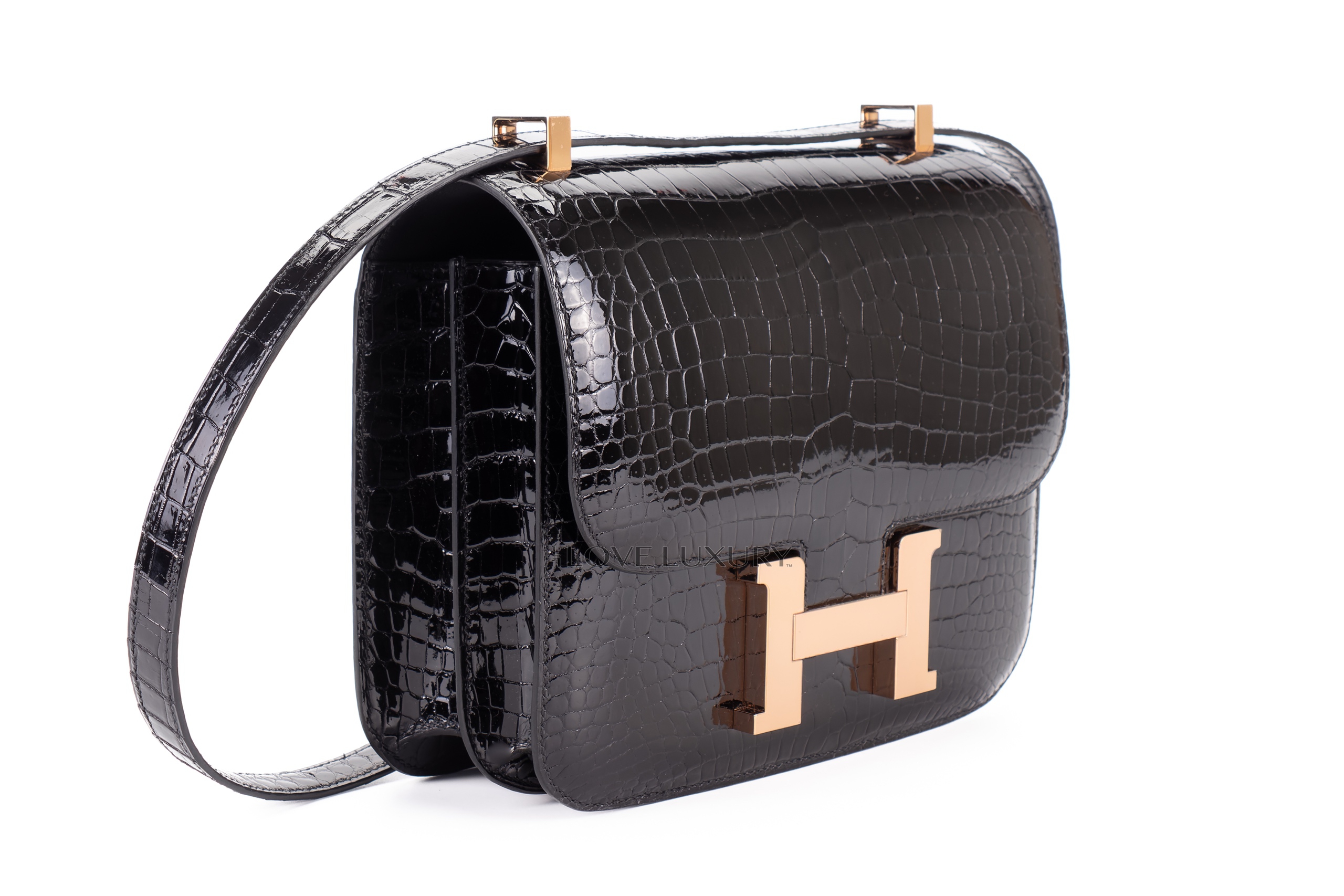 Hermès-Constance-24-Crocodile-Porosus-Black-Rose-Gold-Hardware-2