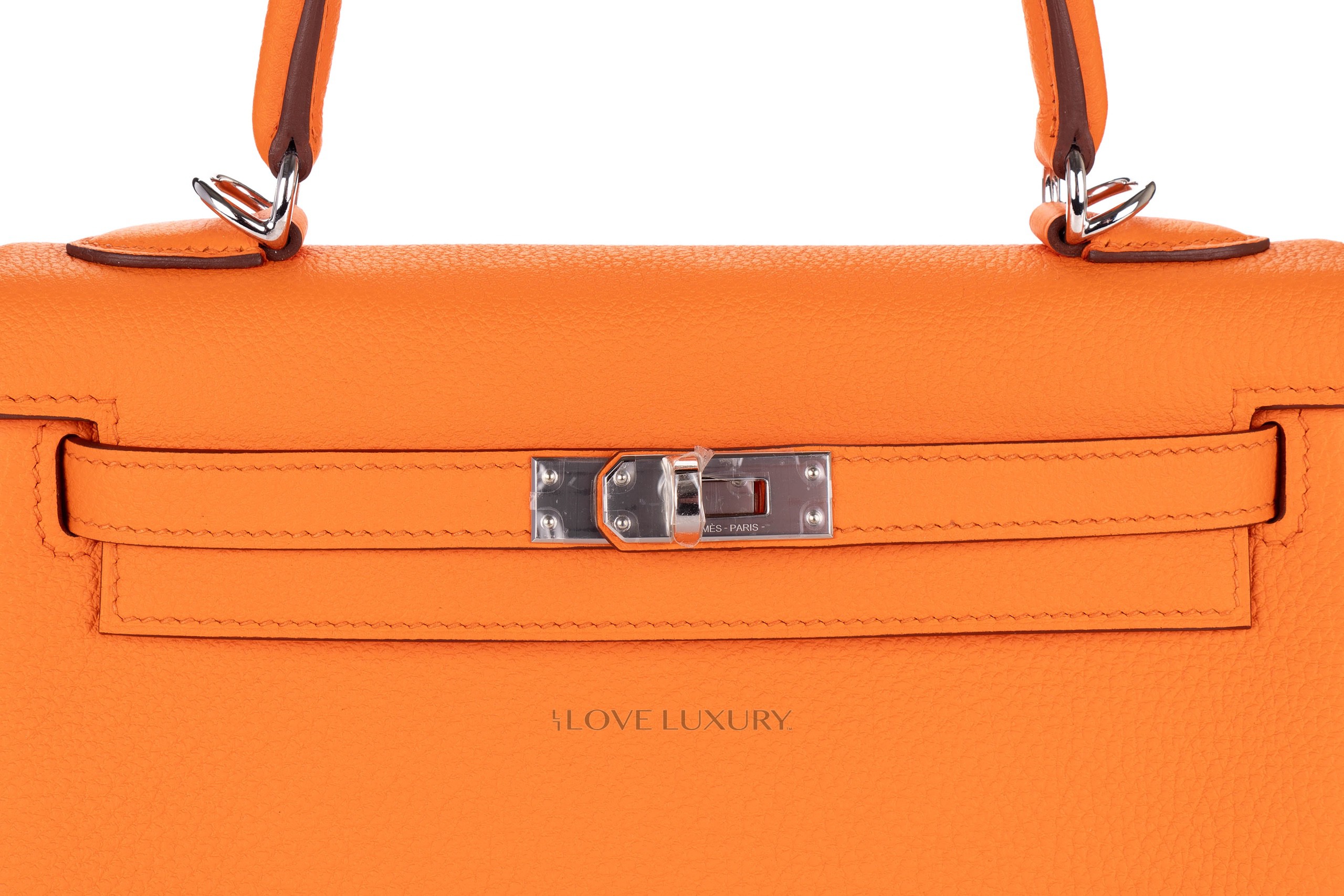 Hermes kelly 25 on sale orange