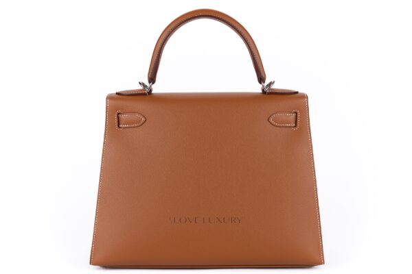 Hermès Kelly 28 Gold Epsom Palladium Hardware Luxury Shopping