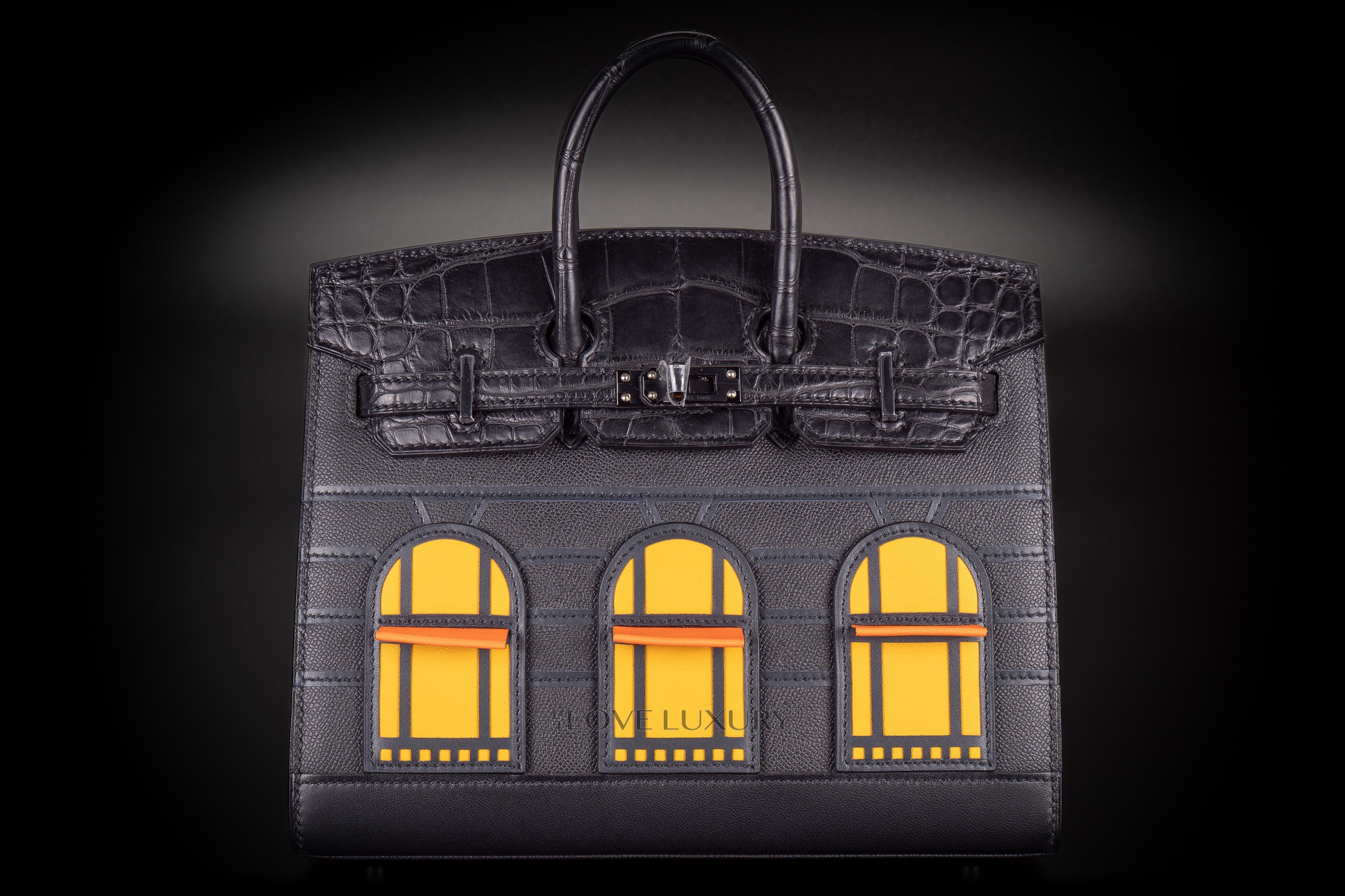 Hermès-Limited-Edition-Birkin-Faubourg-Sellier-20-Veau-Madame-Matte-Alligator-Sombrero-Epsom-and-Swift-Leather-Black-Matte-Hardware-10